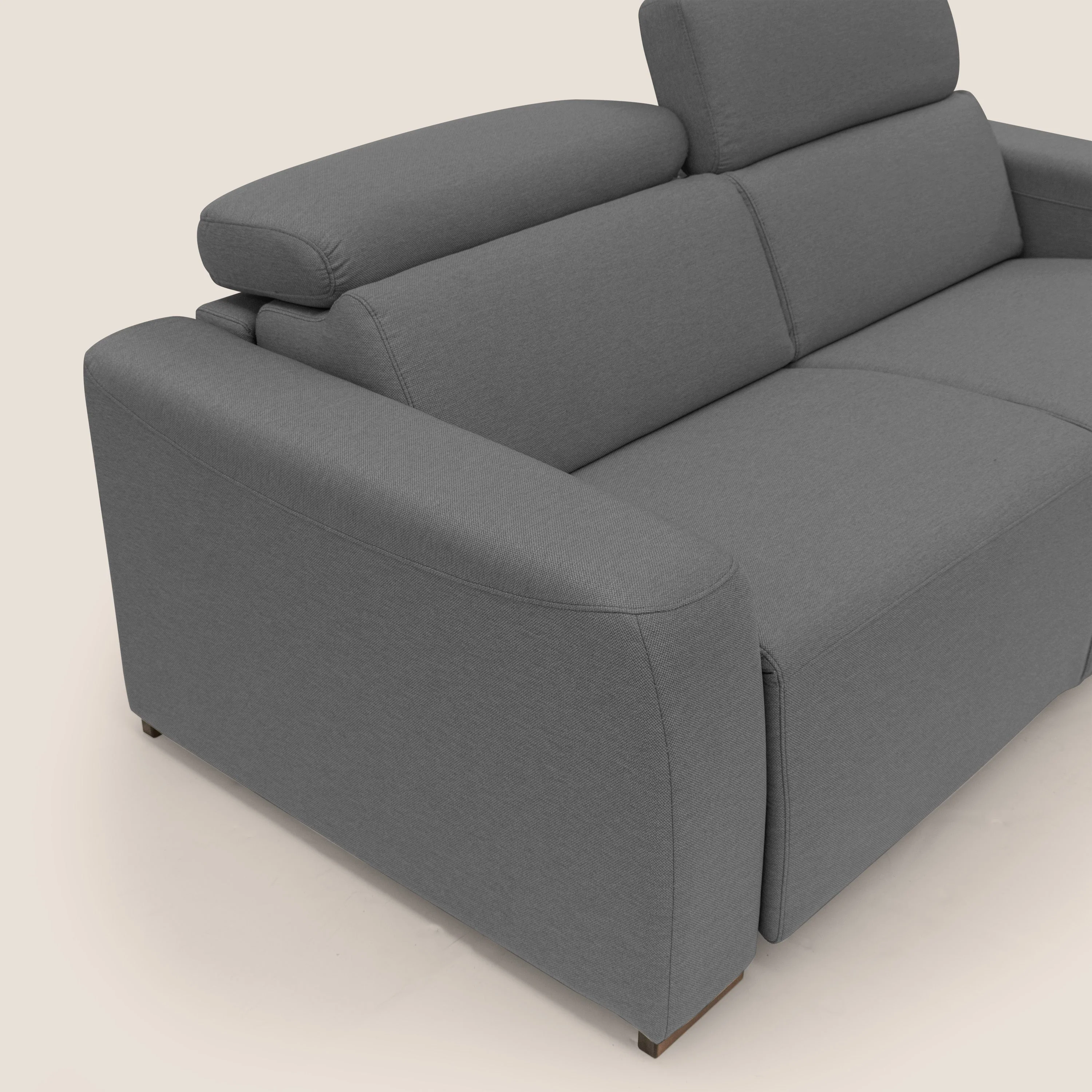 Poseidon canapé lit convertible + RELAX électrique en tissu imperméable détachable T05 anthracite - Image 7