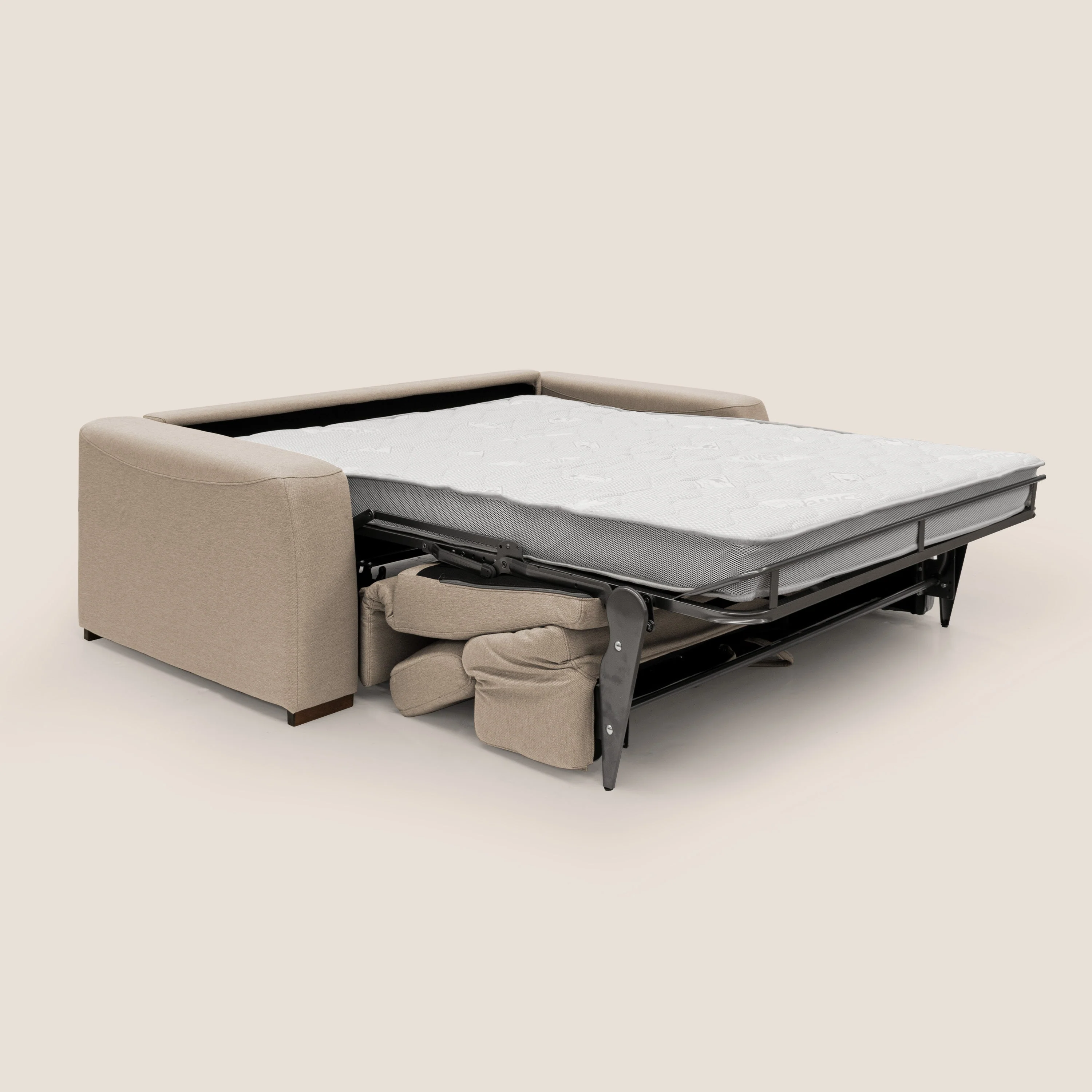 Poseidon canapé lit convertible + RELAX électrique en tissu imperméable détachable T05 beige - Image 2