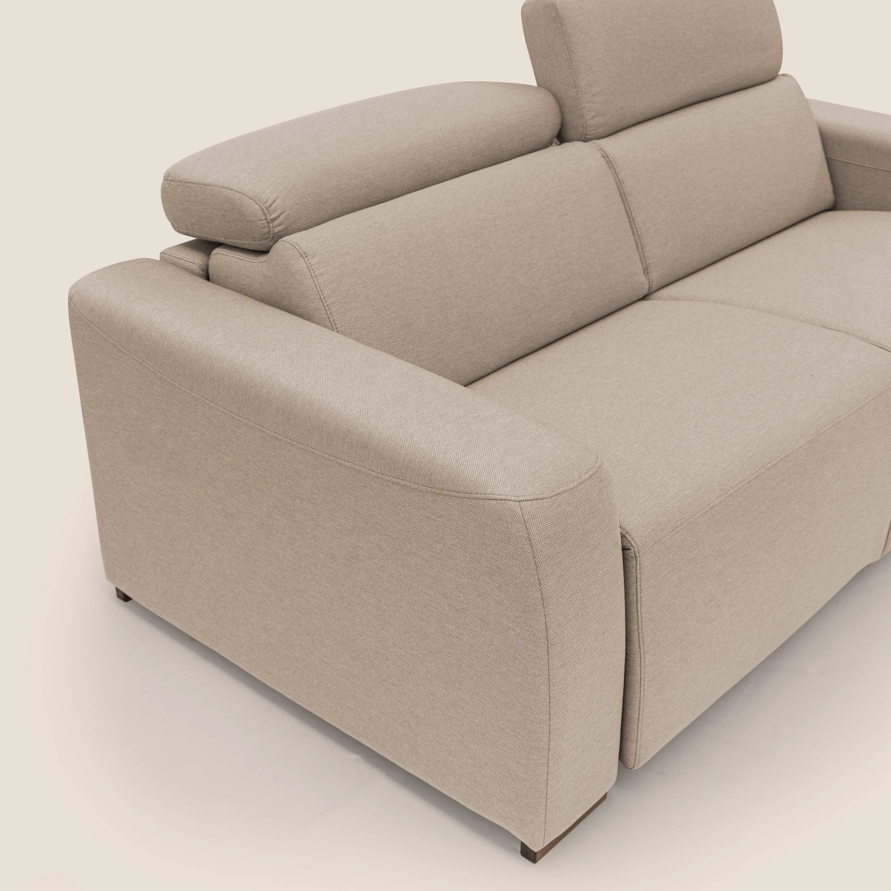 Poseidon canapé lit convertible + RELAX électrique en tissu imperméable détachable T05 beige - Image 7