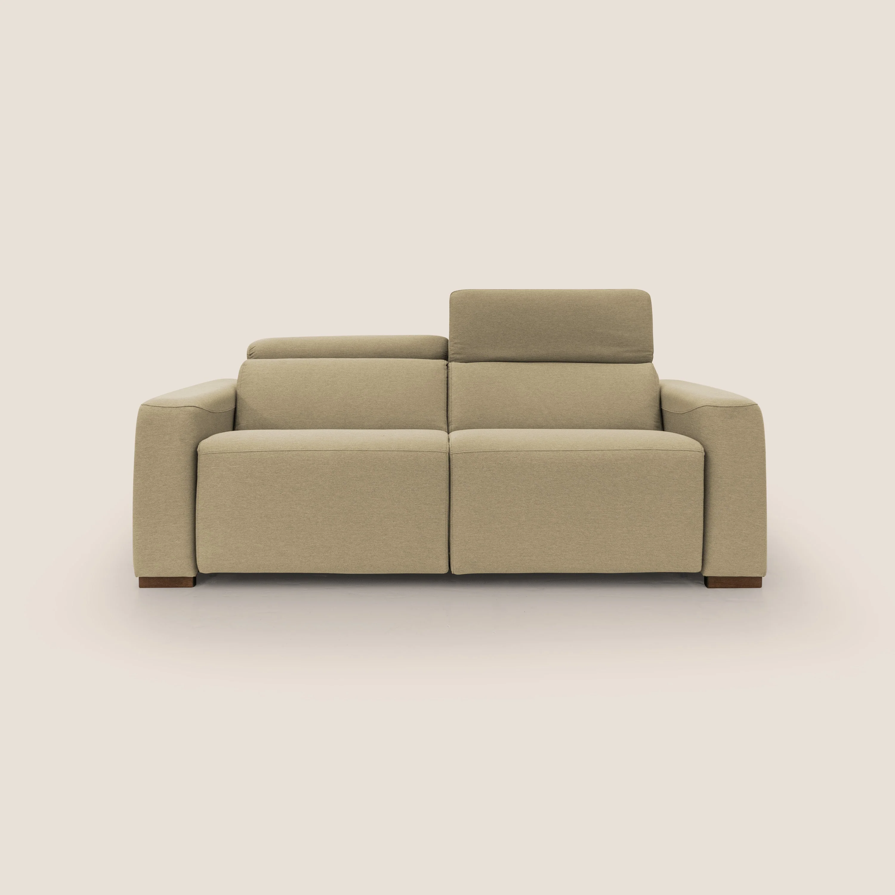 Poseidon canapé lit convertible + RELAX électrique en tissu imperméable détachable T05 chameau
