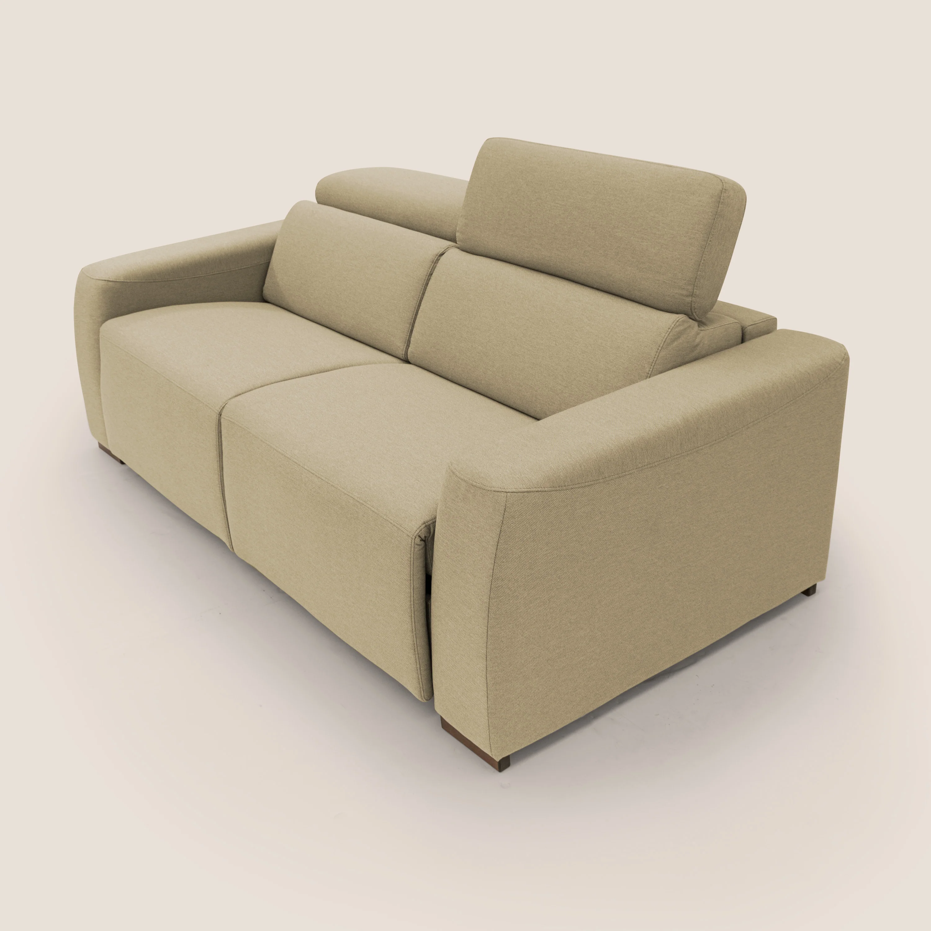 Poseidon canapé lit convertible + RELAX électrique en tissu imperméable détachable T05 chameau - Image 10