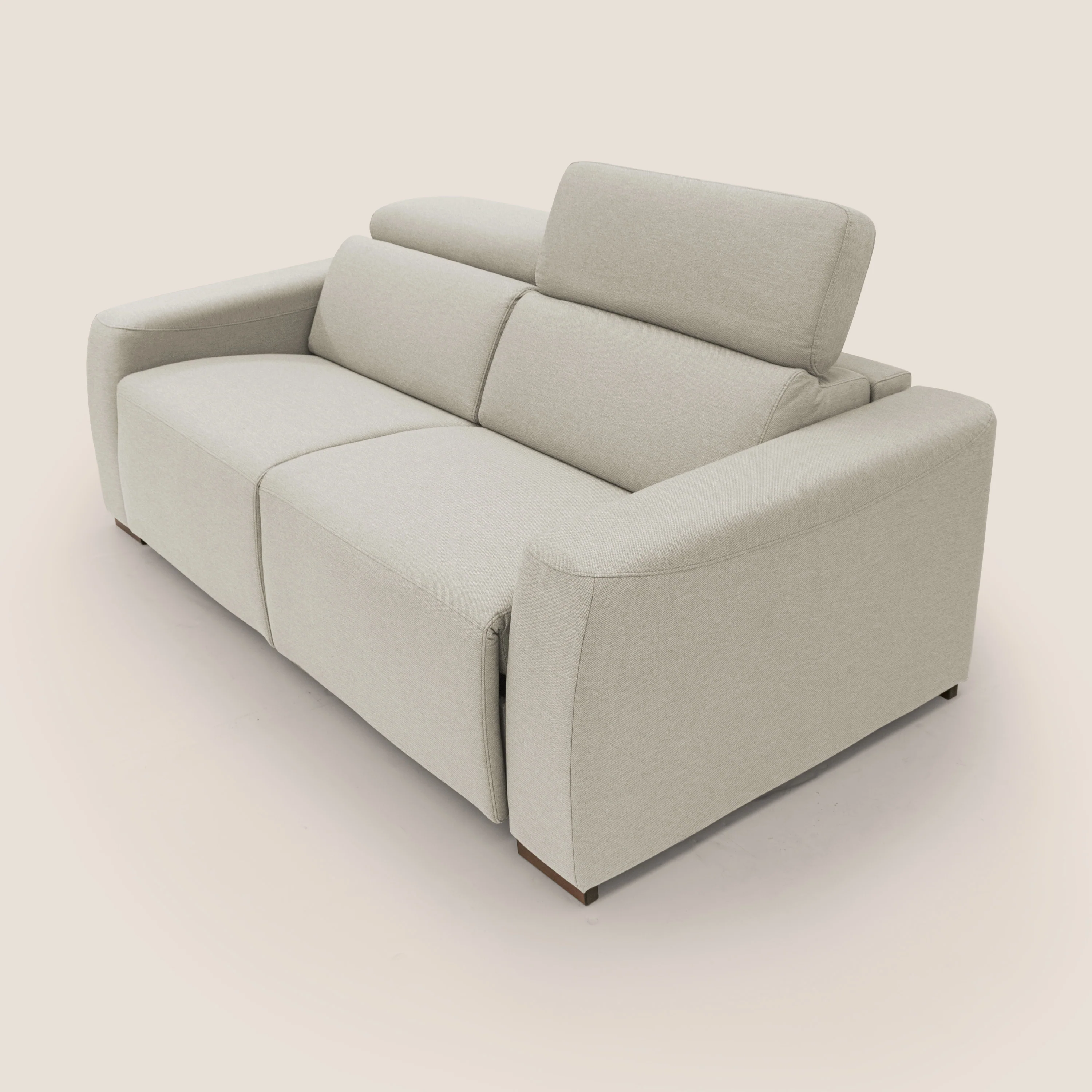 Poseidon canapé lit convertible + RELAX électrique en tissu imperméable détachable T05 crème - Image 10