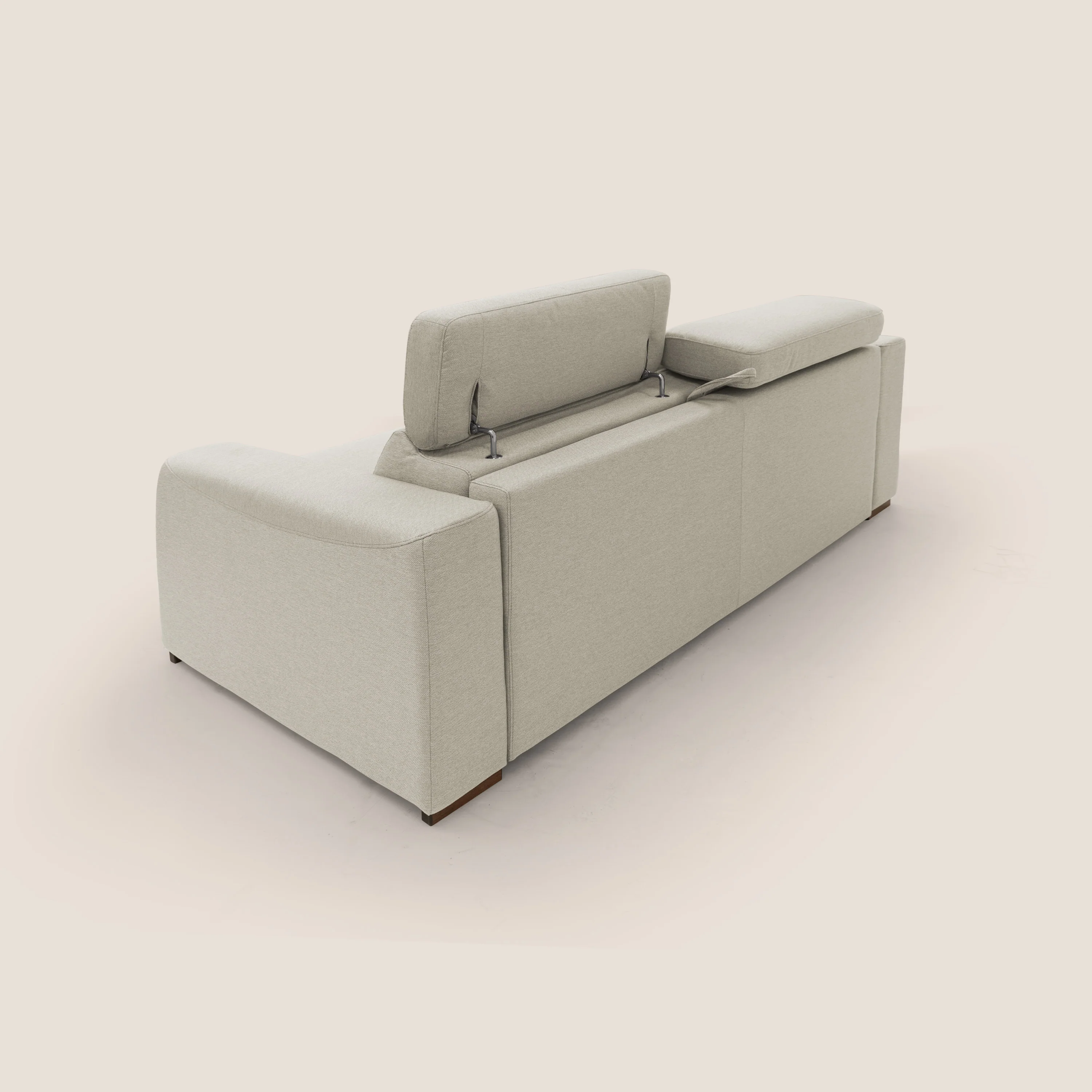 Poseidon canapé lit convertible + RELAX électrique en tissu imperméable détachable T05 crème - Image 13