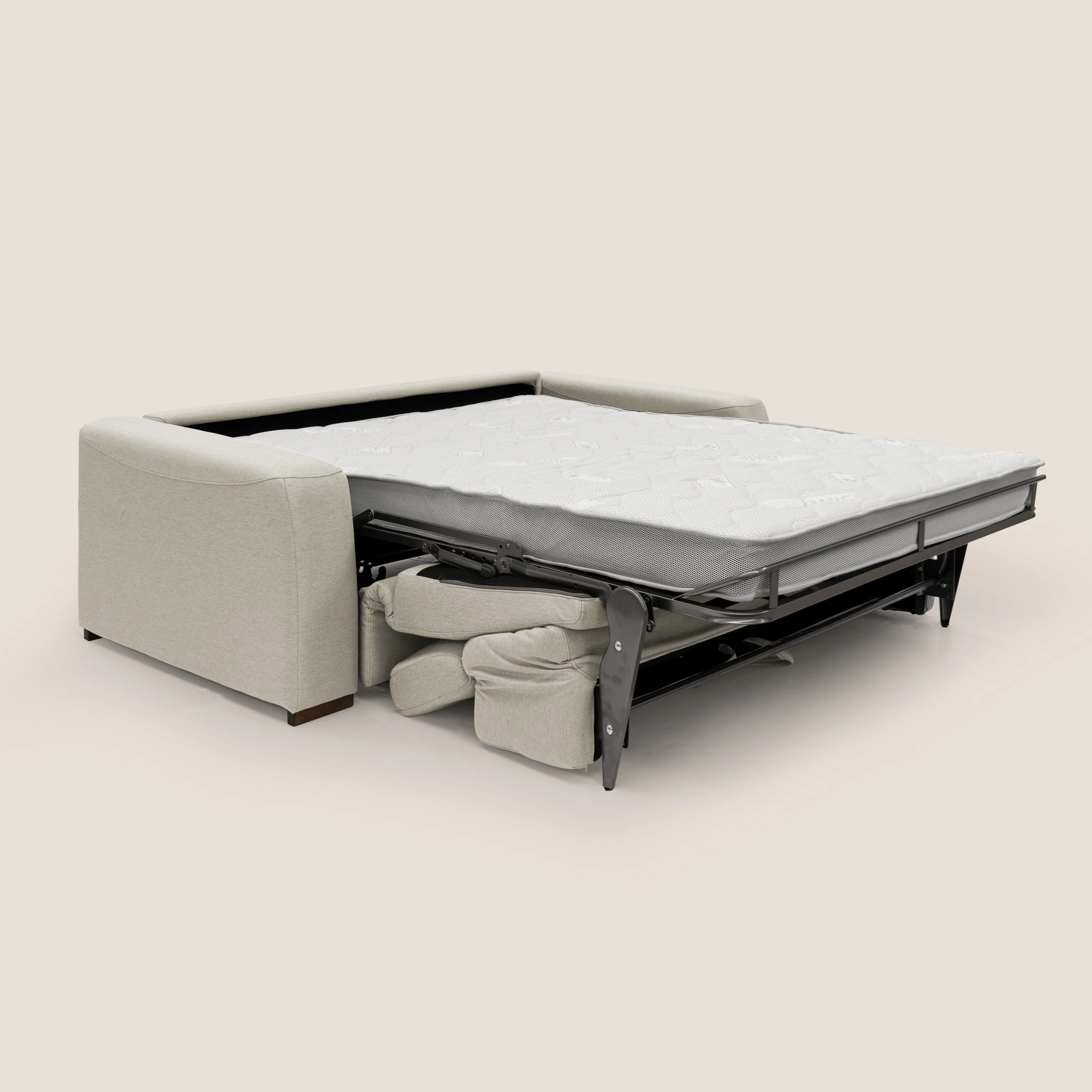 Poseidon canapé lit convertible + RELAX électrique en tissu imperméable détachable T05 crème - Image 2