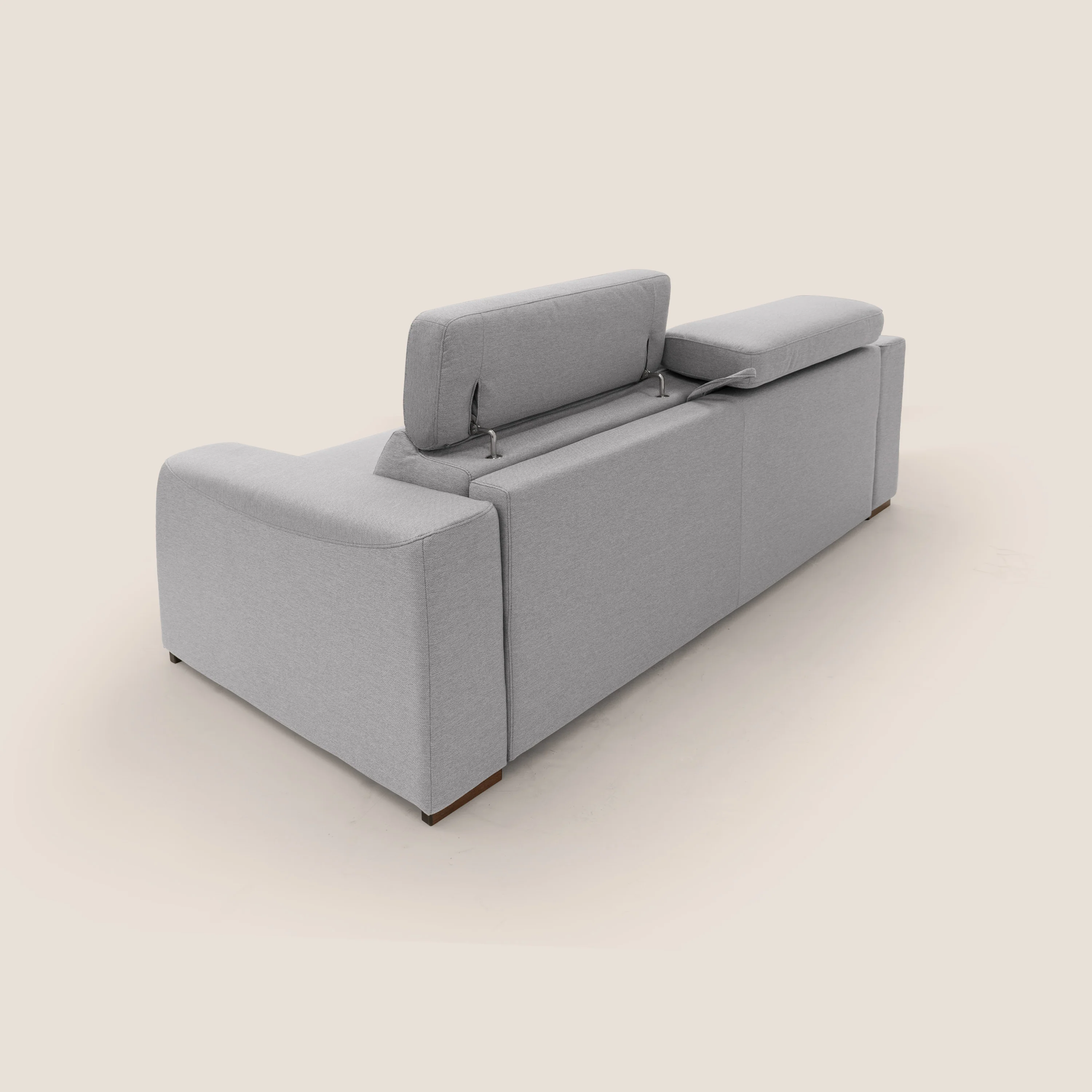 Poseidon canapé lit convertible + RELAX électrique en tissu imperméable détachable T05 gris - Image 13