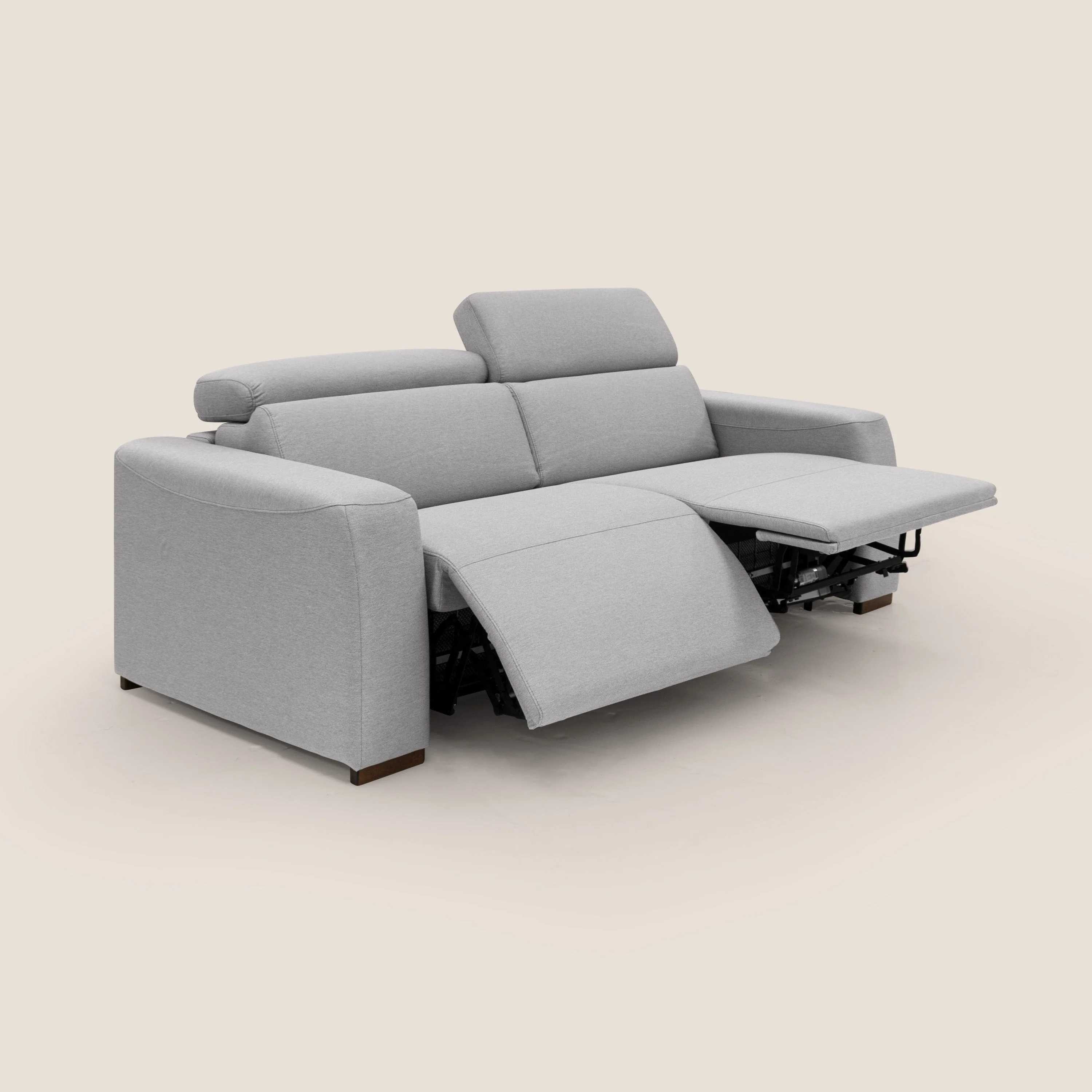 Poseidon canapé lit convertible + RELAX électrique en tissu imperméable détachable T05 gris - Image 5