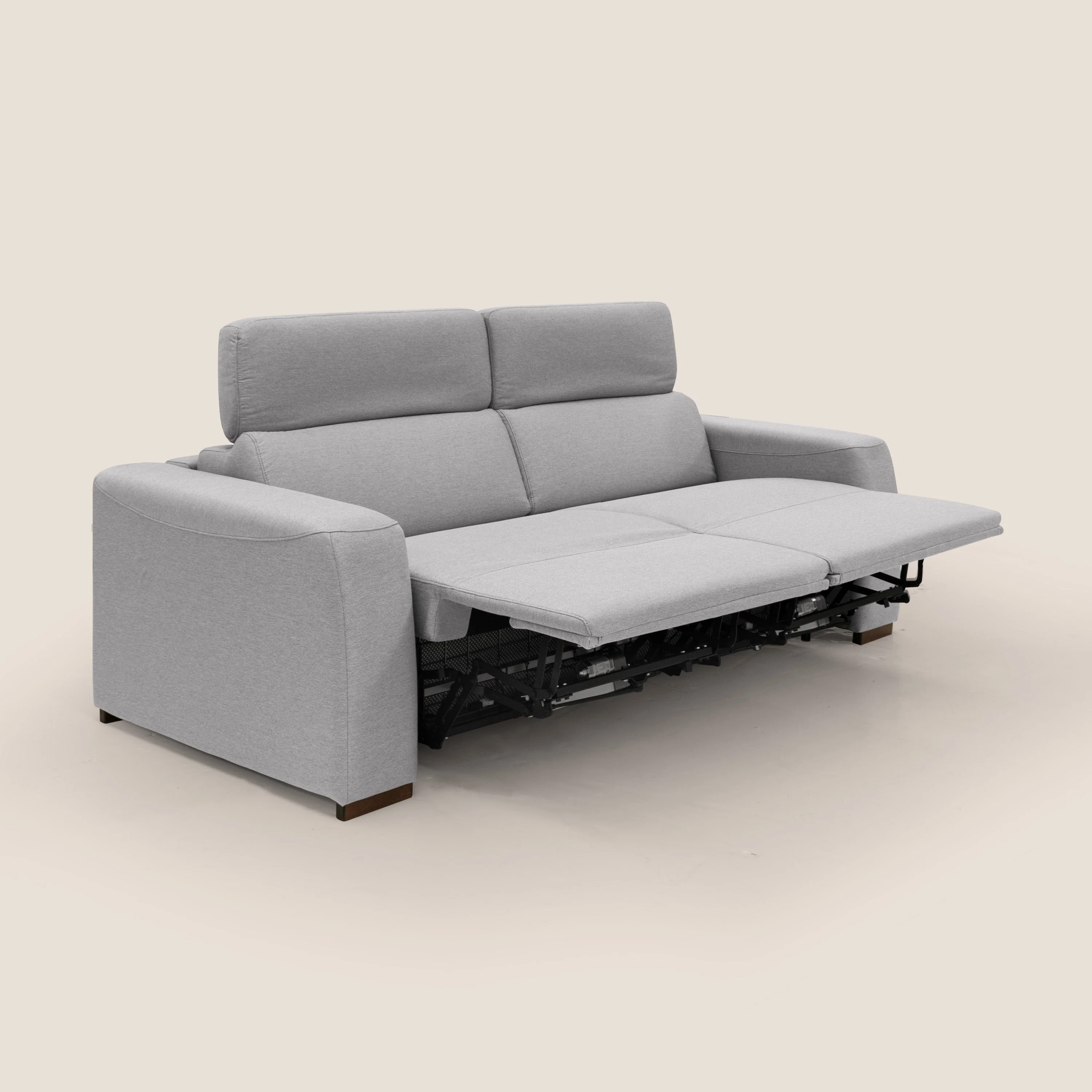 Poseidon canapé lit convertible + RELAX électrique en tissu imperméable détachable T05 gris - Image 6