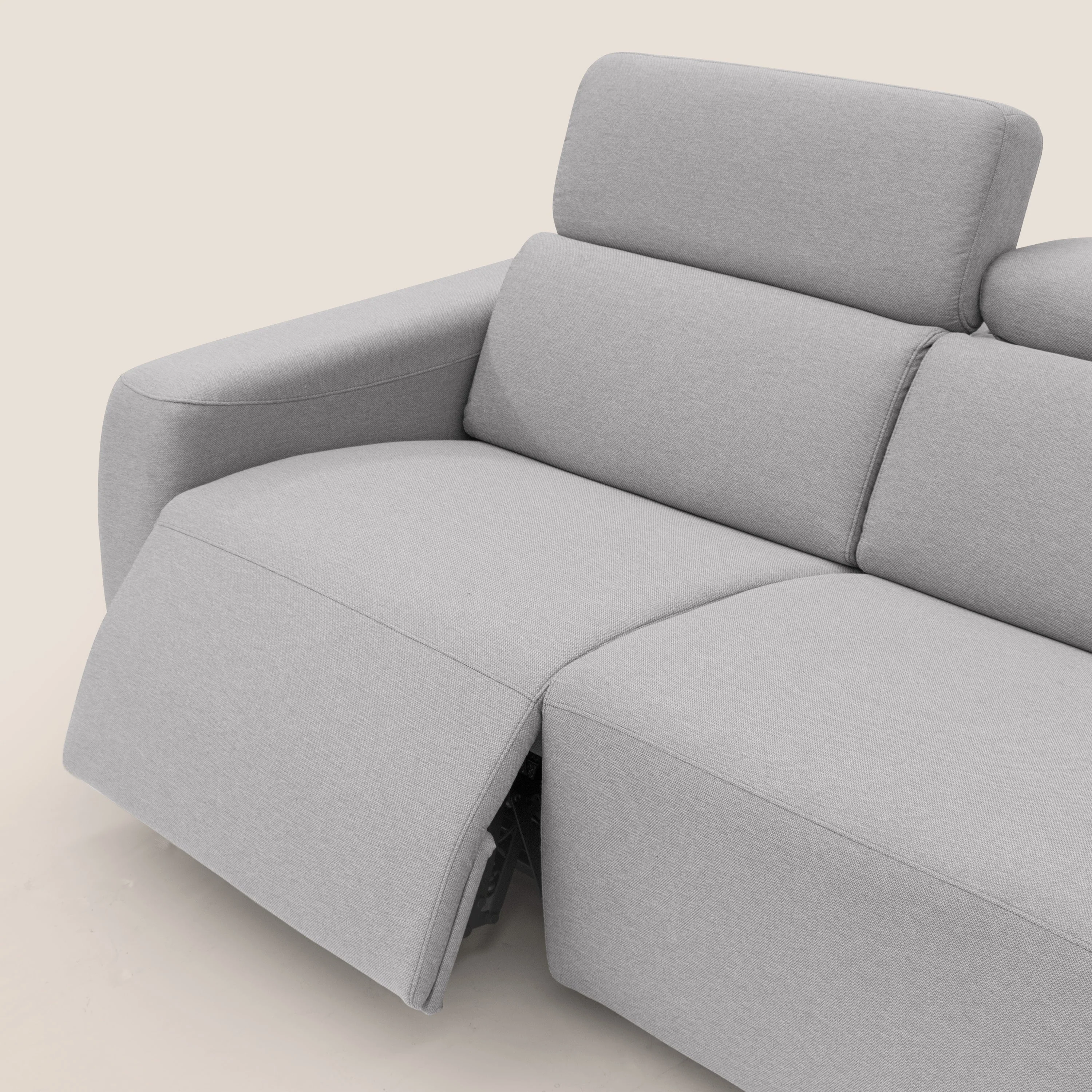 Poseidon canapé lit convertible + RELAX électrique en tissu imperméable détachable T05 gris - Image 9