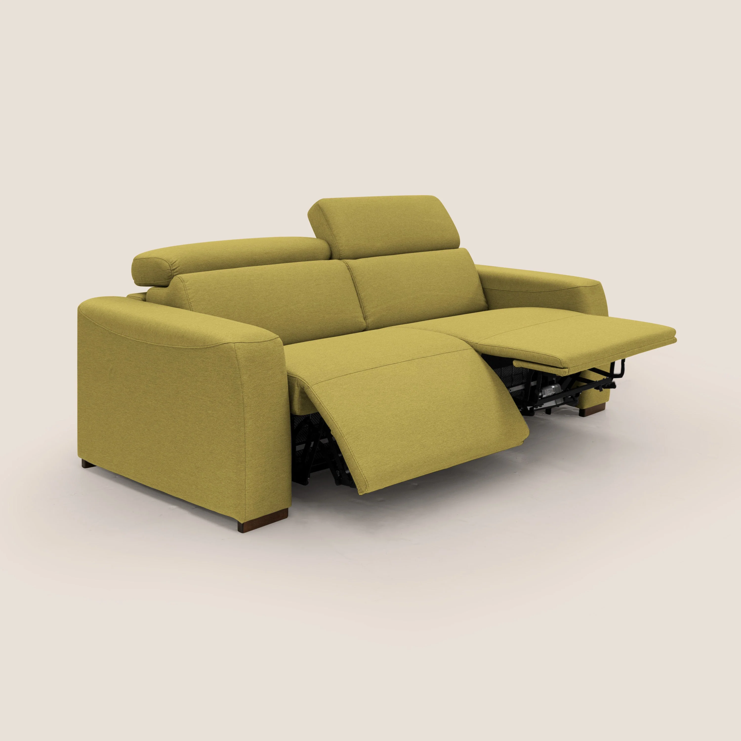 Poseidon canapé lit convertible + RELAX électrique en tissu imperméable détachable T05 jaune - Image 6