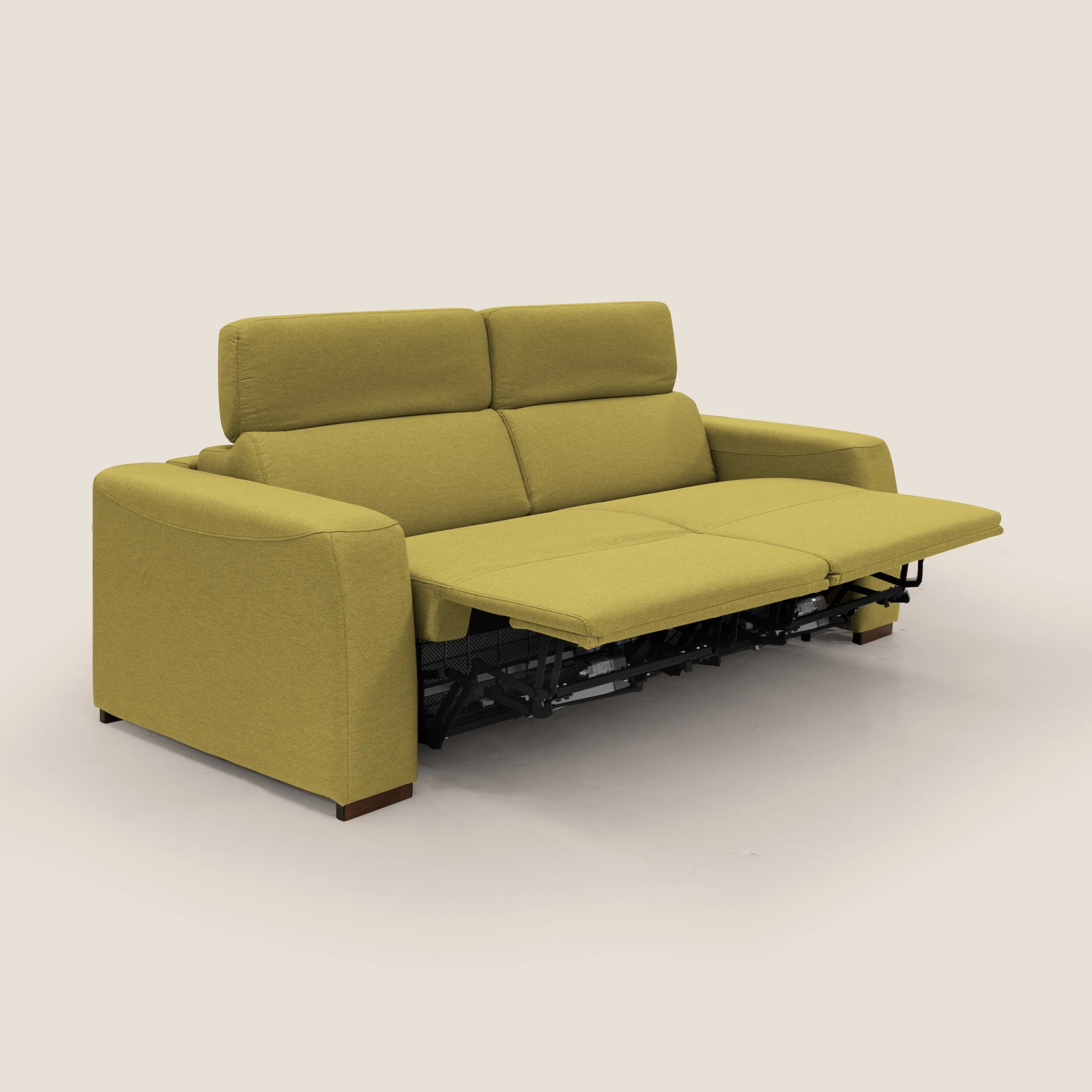 Poseidon canapé lit convertible + RELAX électrique en tissu imperméable détachable T05 jaune - Image 7