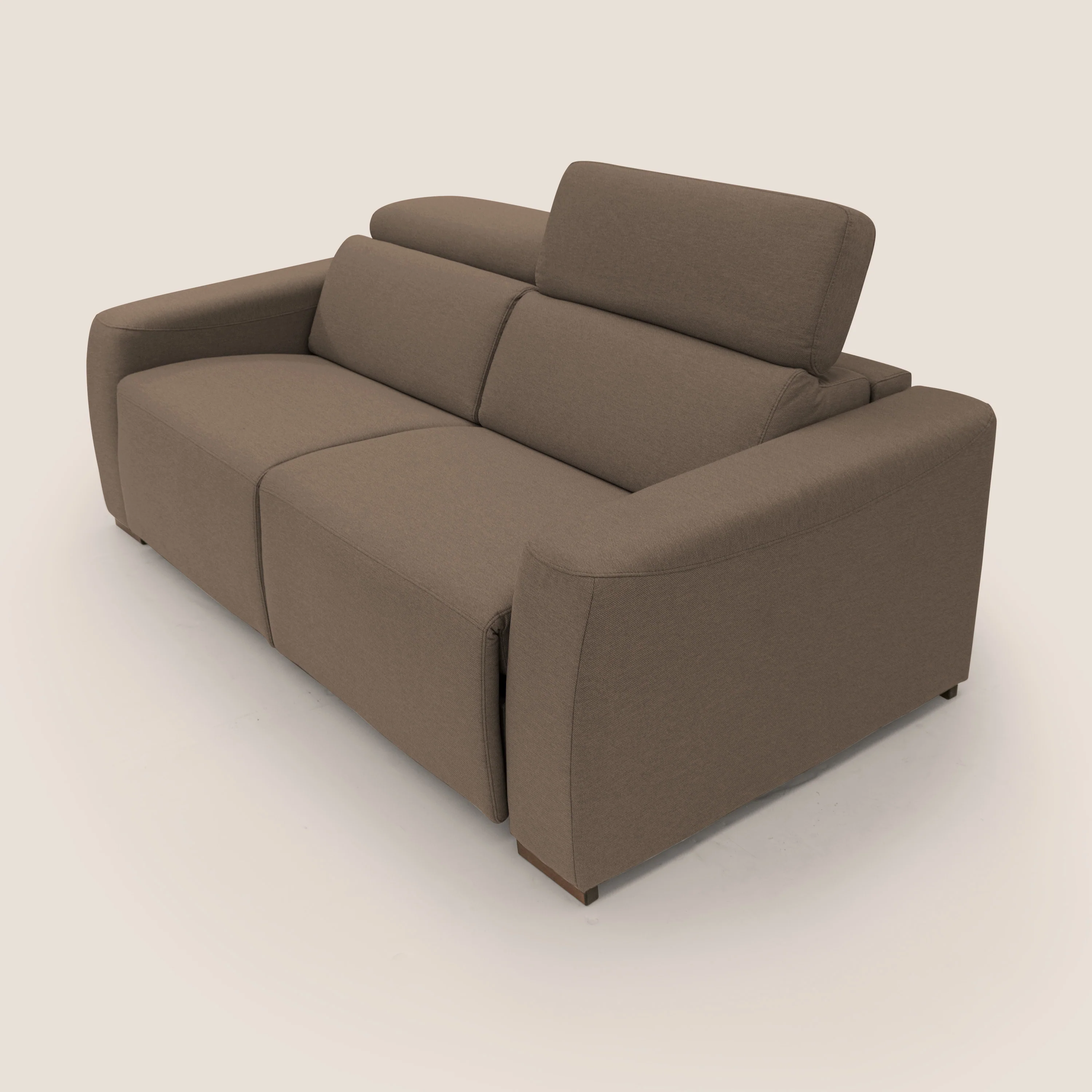 Poseidon canapé lit convertible + RELAX électrique en tissu imperméable détachable T05 marron - Image 10