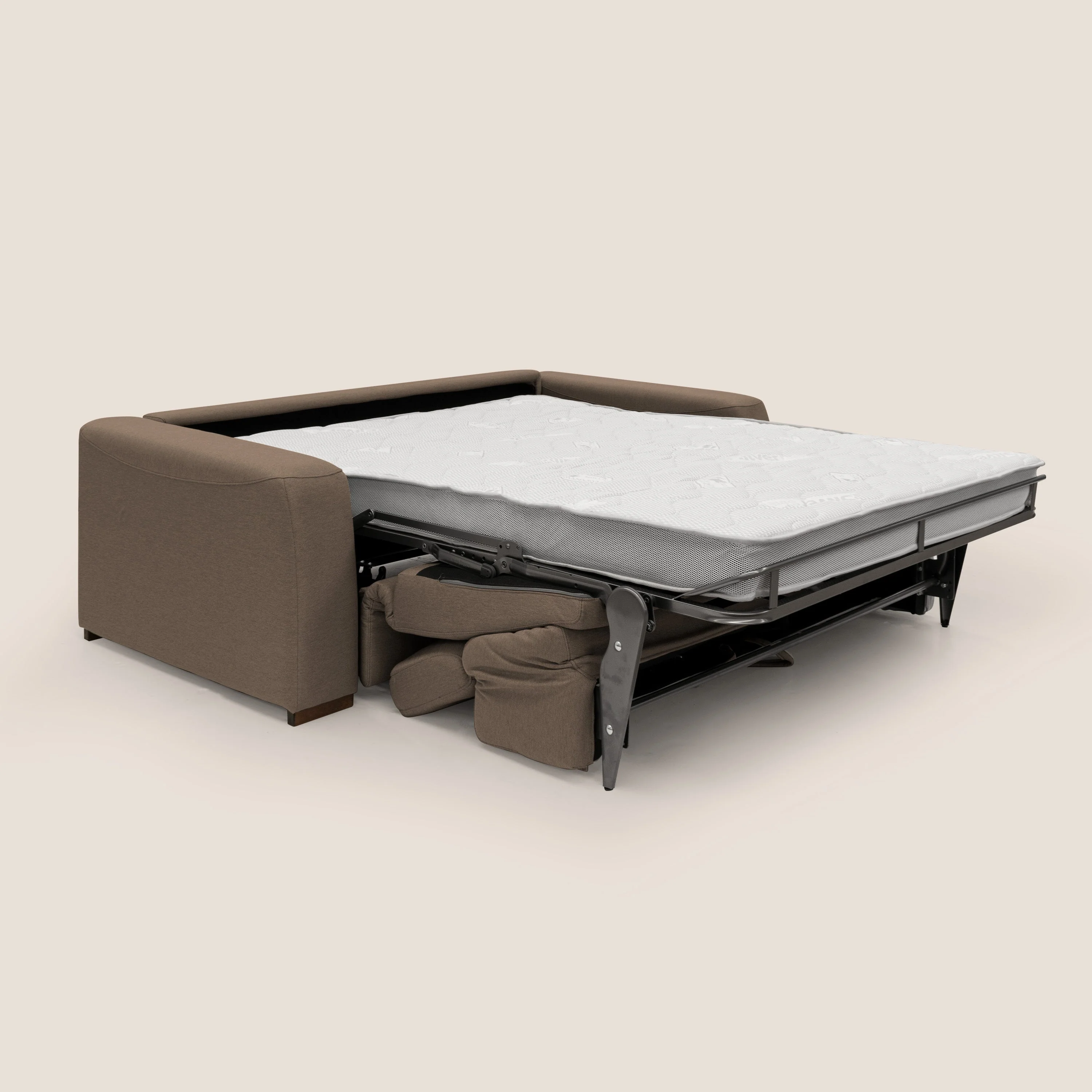 Poseidon canapé lit convertible + RELAX électrique en tissu imperméable détachable T05 marron - Image 2
