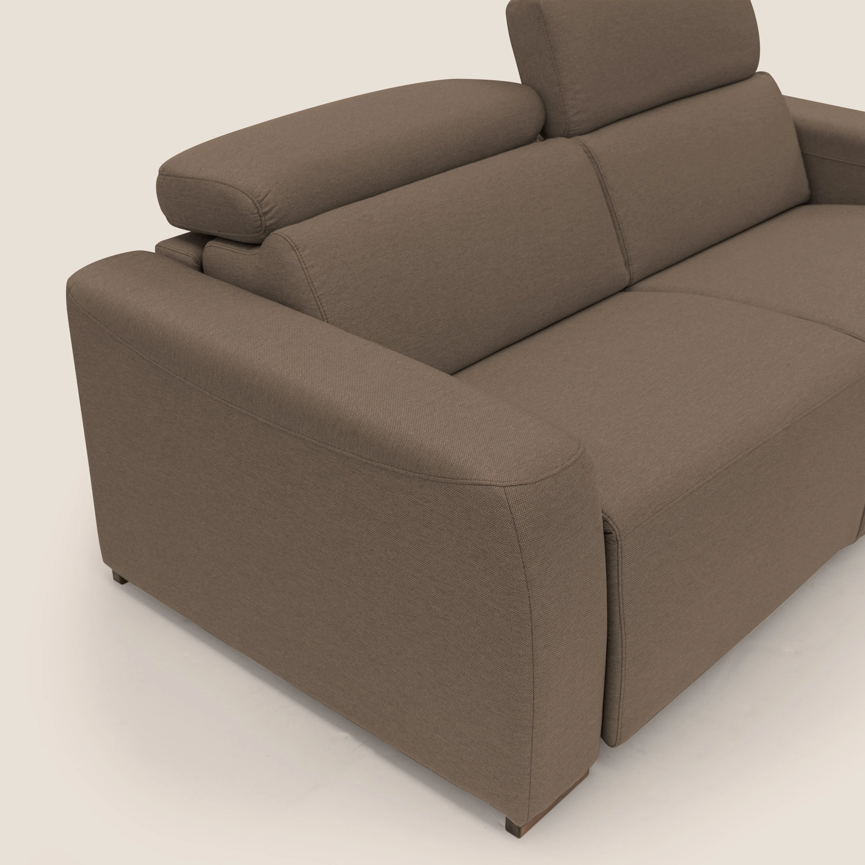 Poseidon canapé lit convertible + RELAX électrique en tissu imperméable détachable T05 marron - Image 7