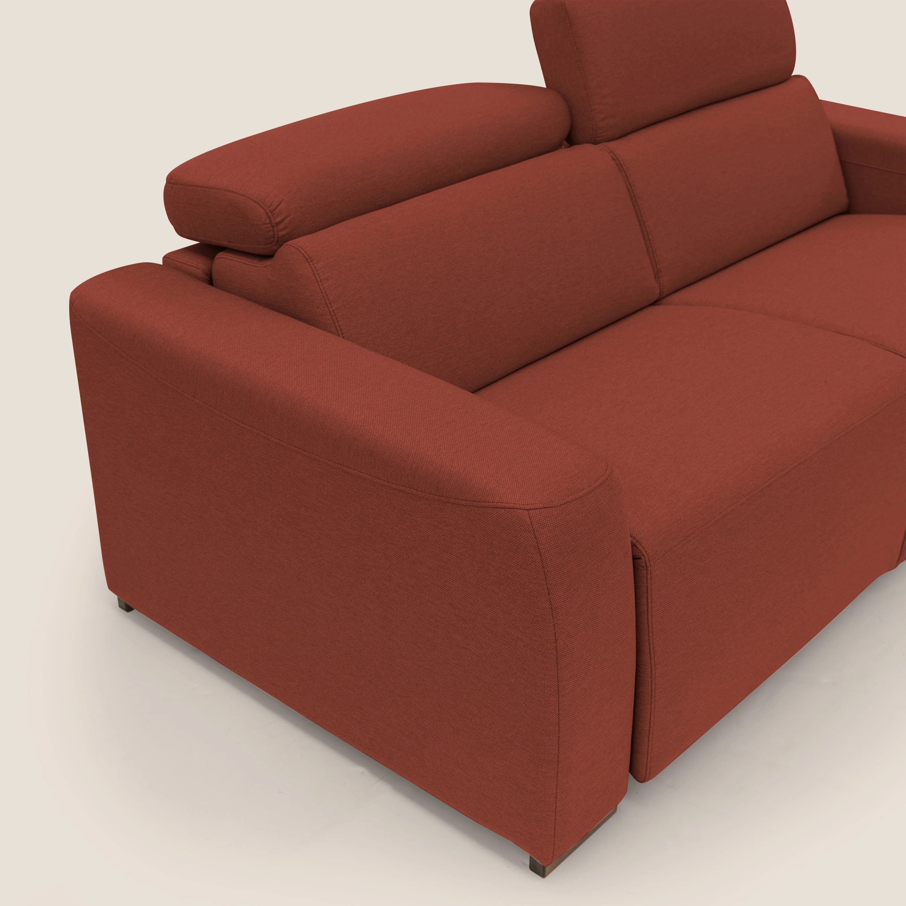 Poseidon canapé lit convertible + RELAX électrique en tissu imperméable détachable T05 rouge - Image 7