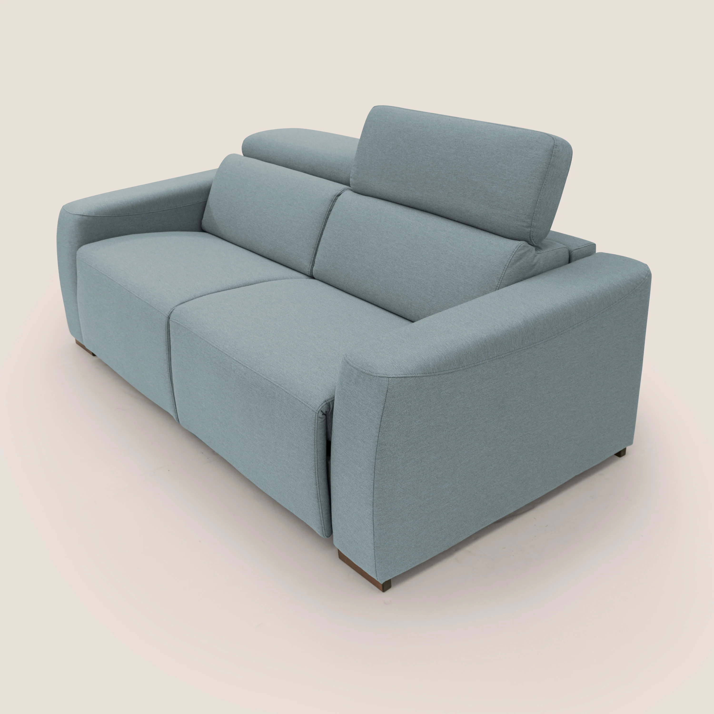 Poseidon canapé lit convertible + RELAX électrique en tissu imperméable détachable T05 sucre glace - Image 10