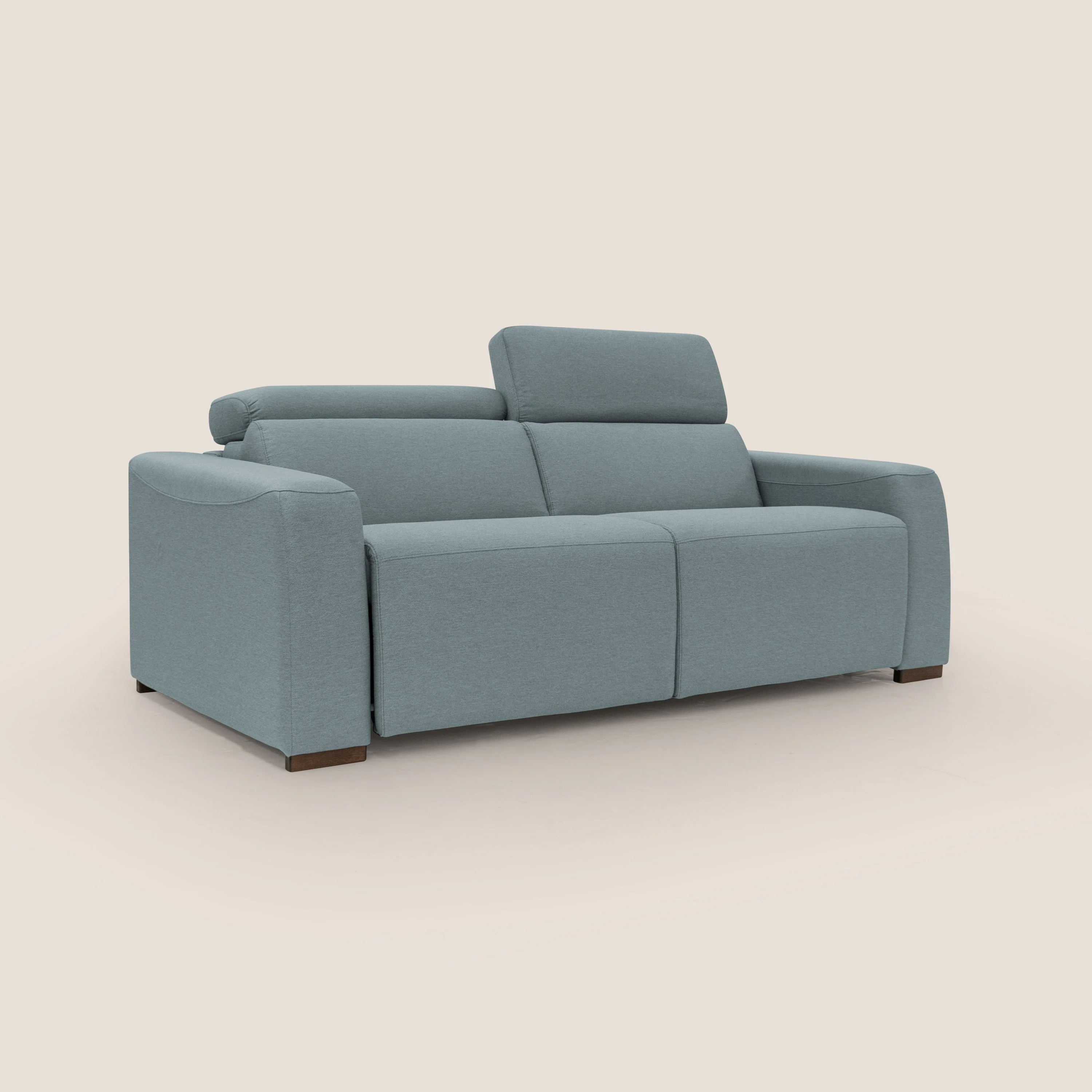 Poseidon canapé lit convertible + RELAX électrique en tissu imperméable détachable T05 sucre glace - Image 4