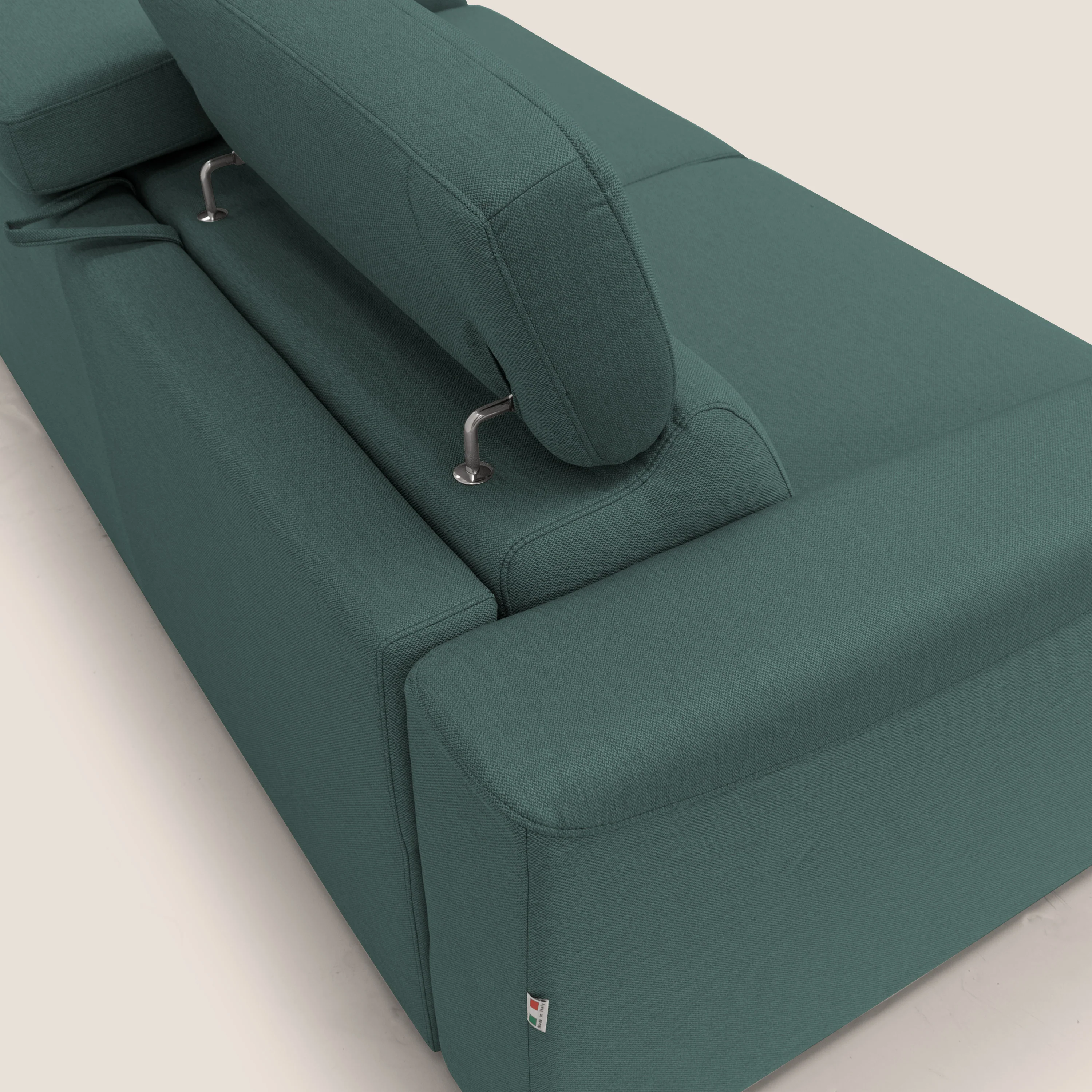 Poseidon canapé lit convertible + RELAX électrique en tissu imperméable détachable T05 vert - Image 12