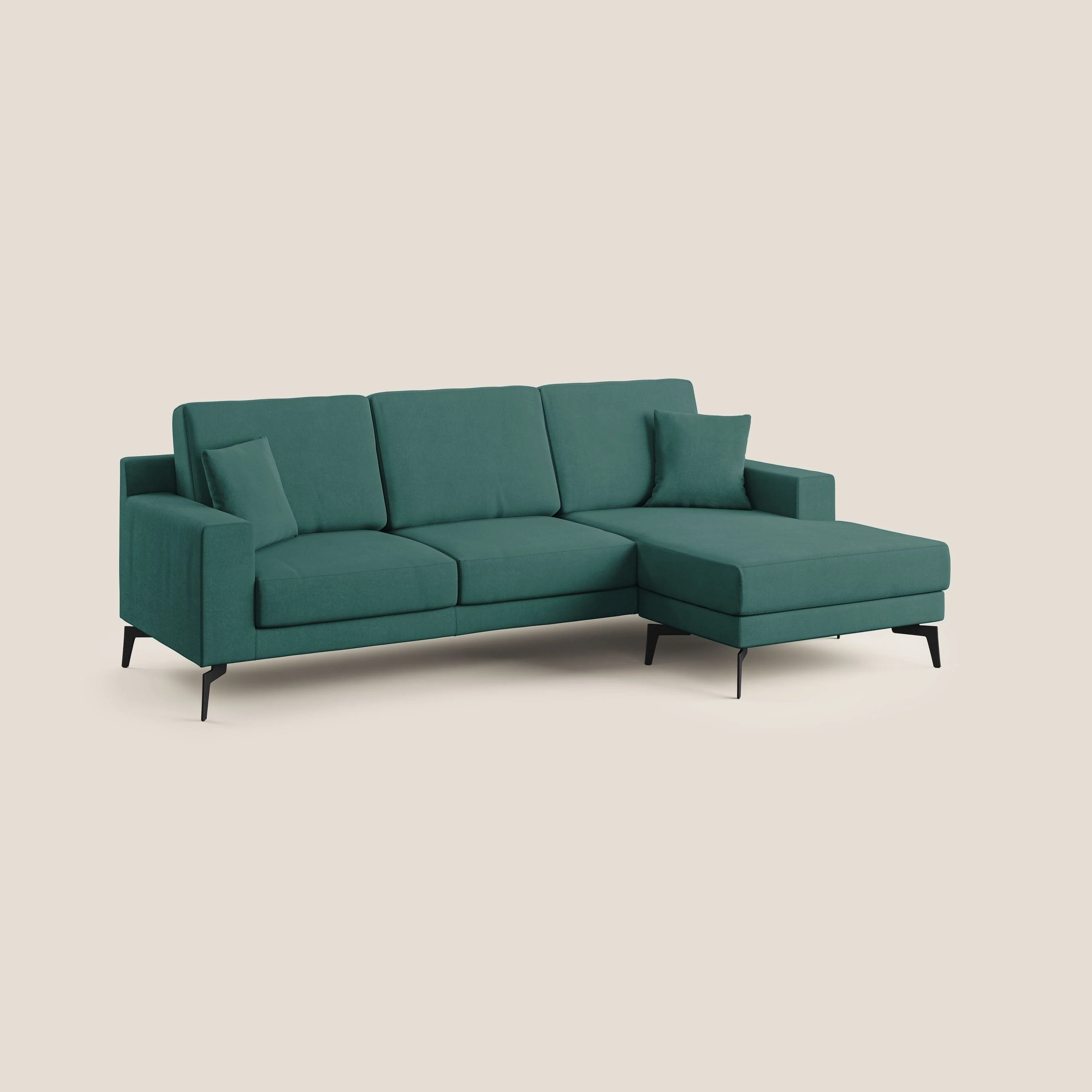 Prestige canapé d'angle moderne réversible  en microfibre détachable T11 - Image 2