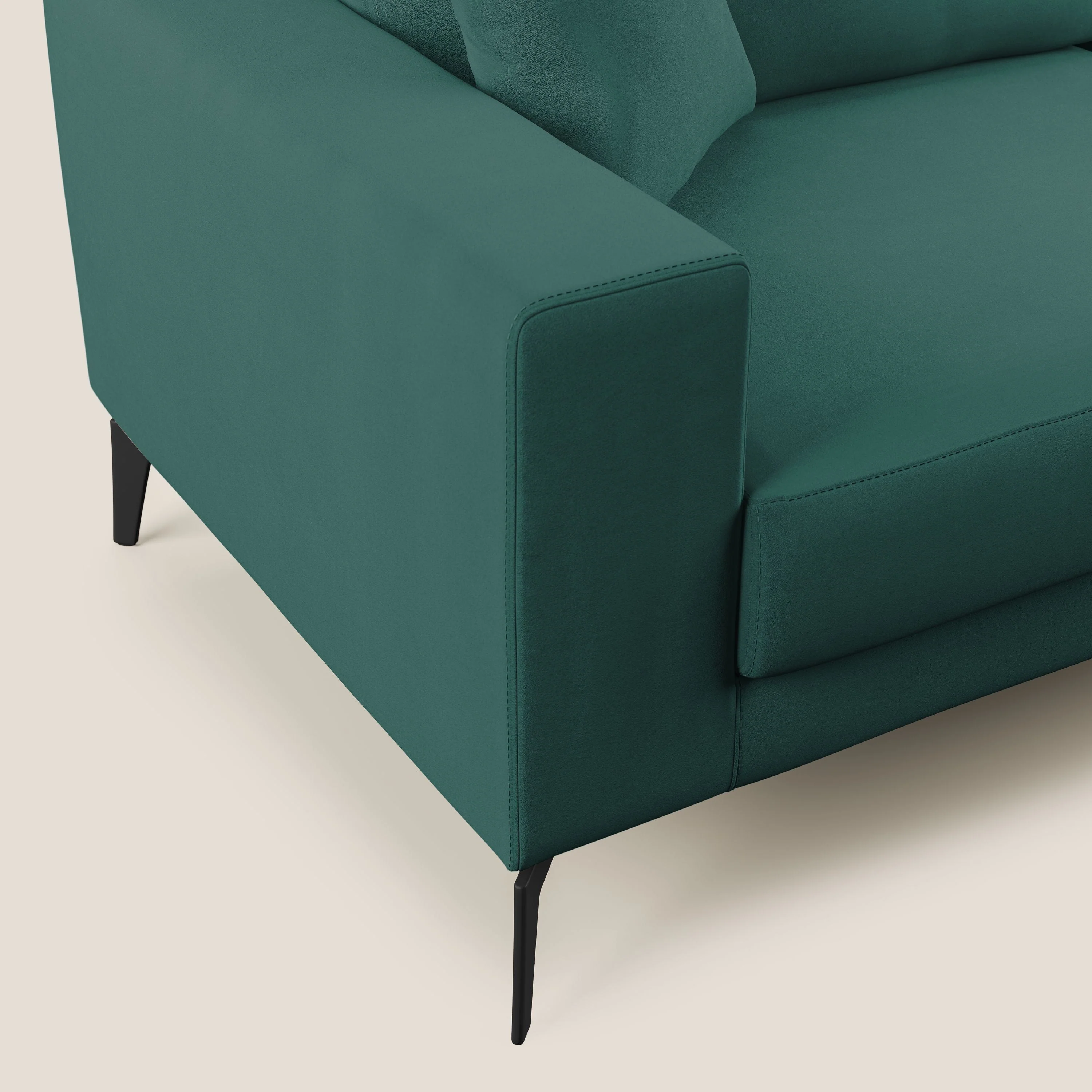 Prestige canapé d'angle moderne réversible  en microfibre détachable T11 - Image 6