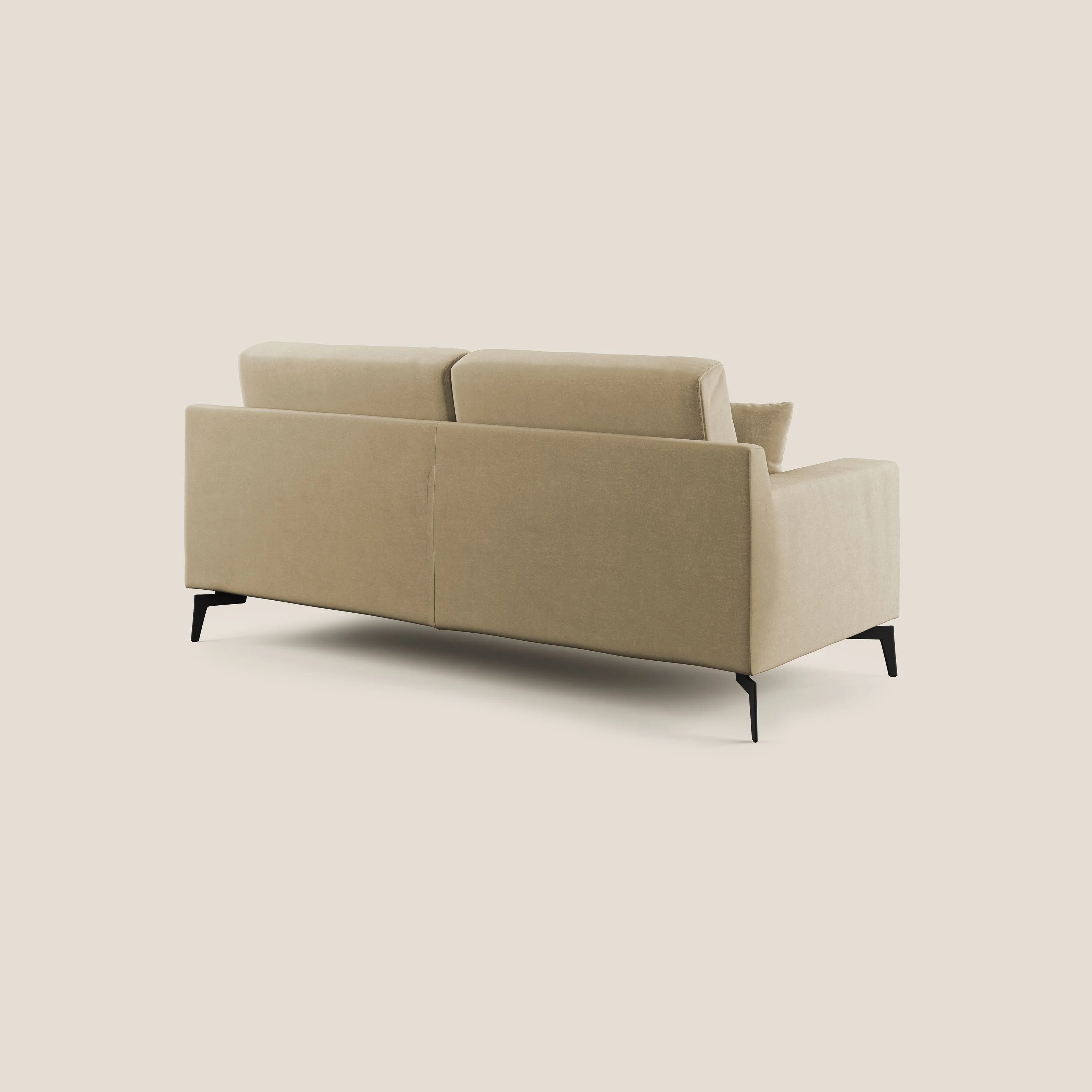 Prestige canapé moderne en microfibre détachable T11 beige - Image 5