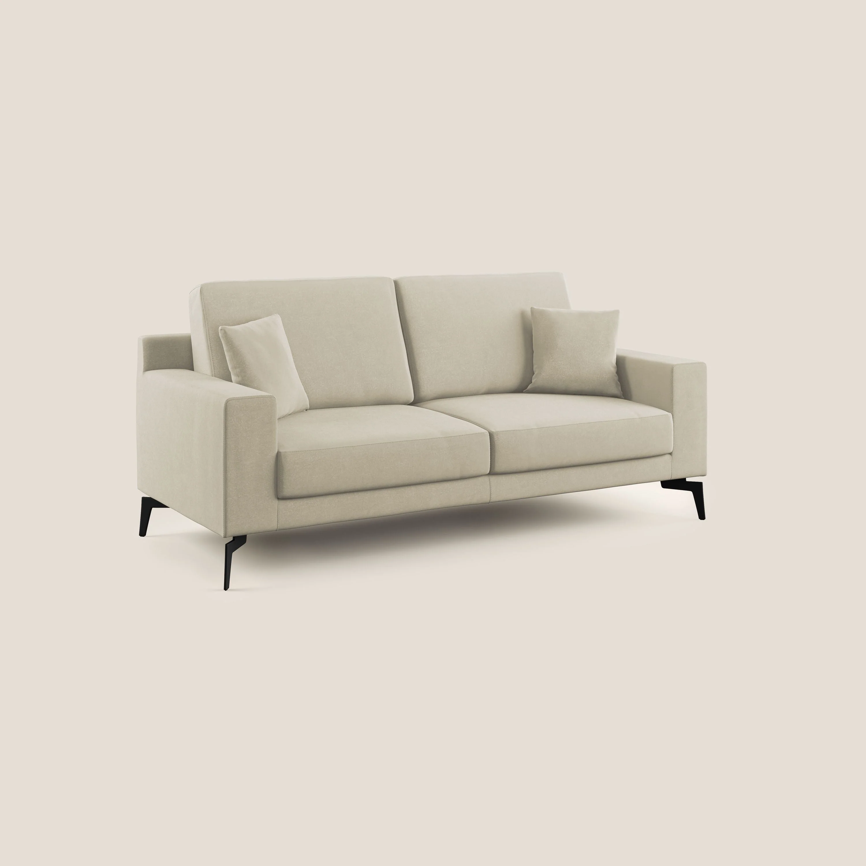 Prestige canapé moderne en microfibre détachable T11 crème - Image 3