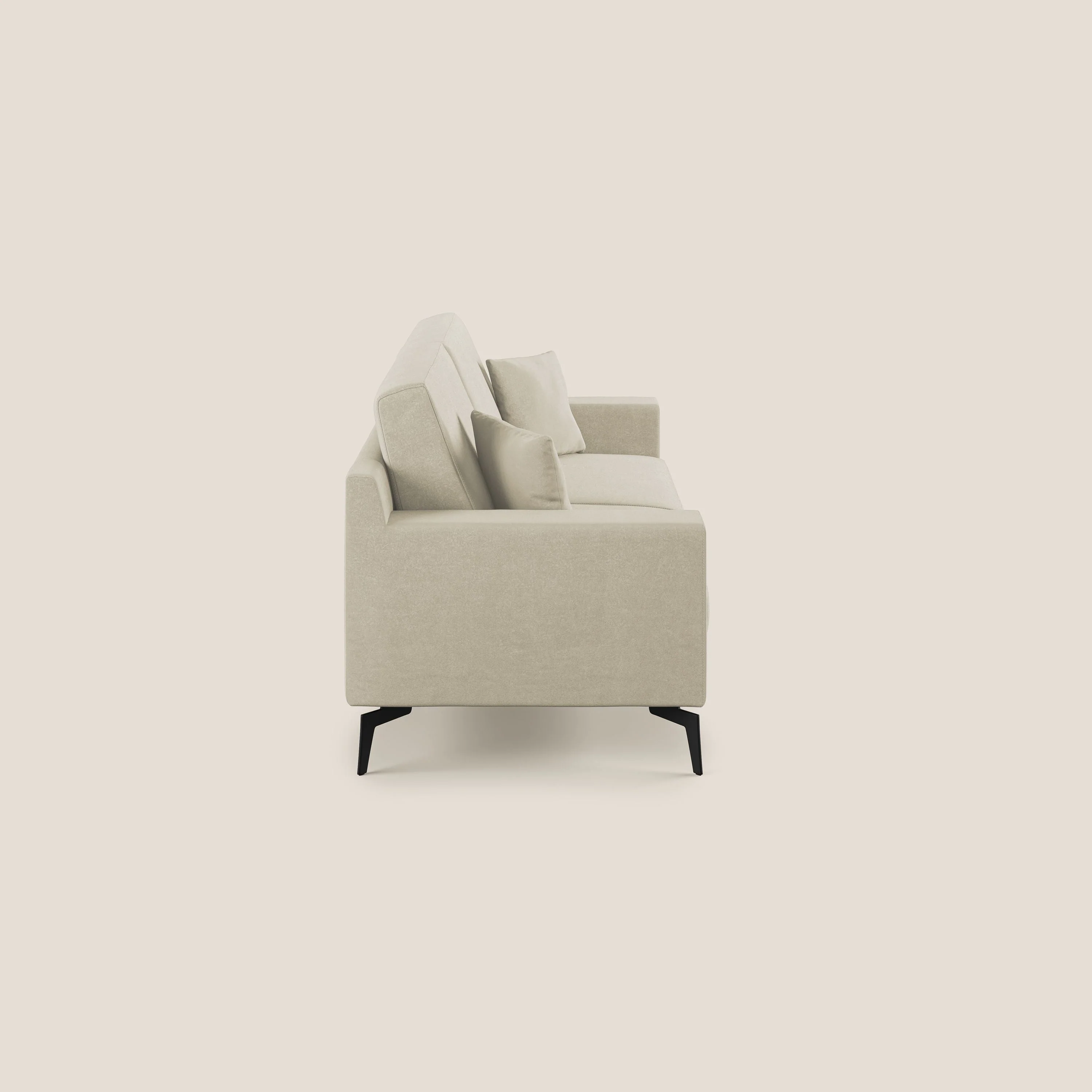 Prestige canapé moderne en microfibre détachable T11 crème - Image 4