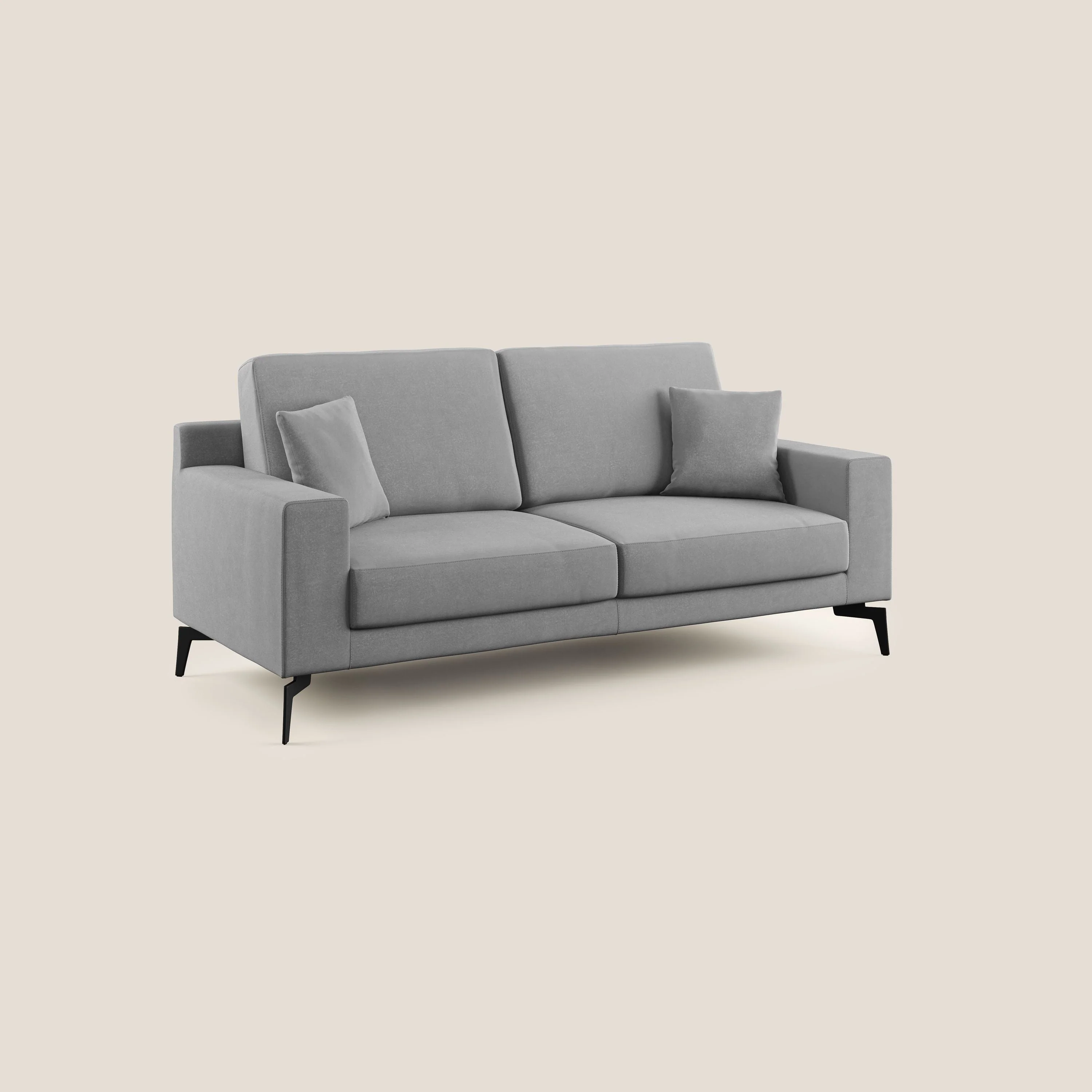 Prestige canapé moderne en microfibre détachable T11 gris - Image 2