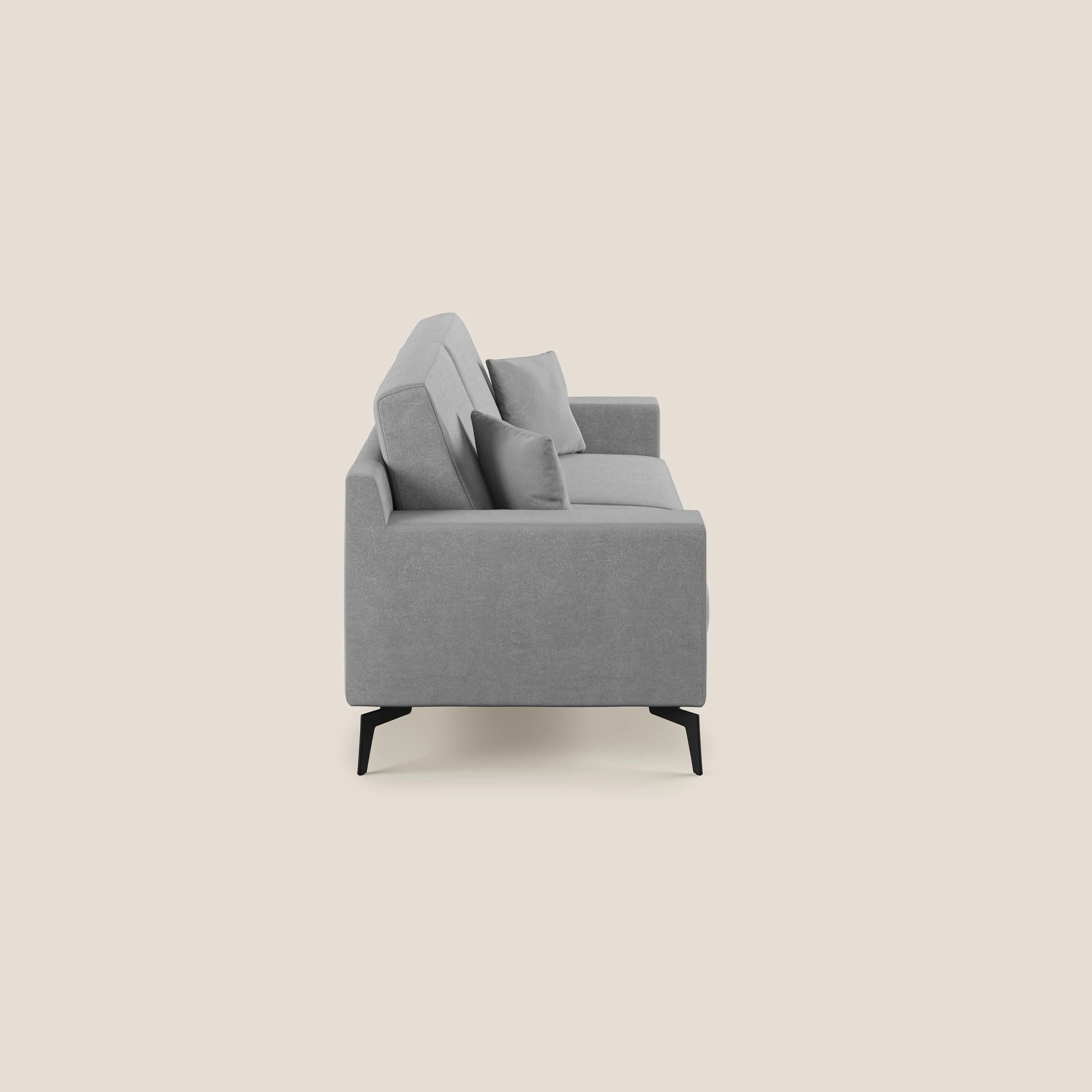 Prestige canapé moderne en microfibre détachable T11 gris - Image 3