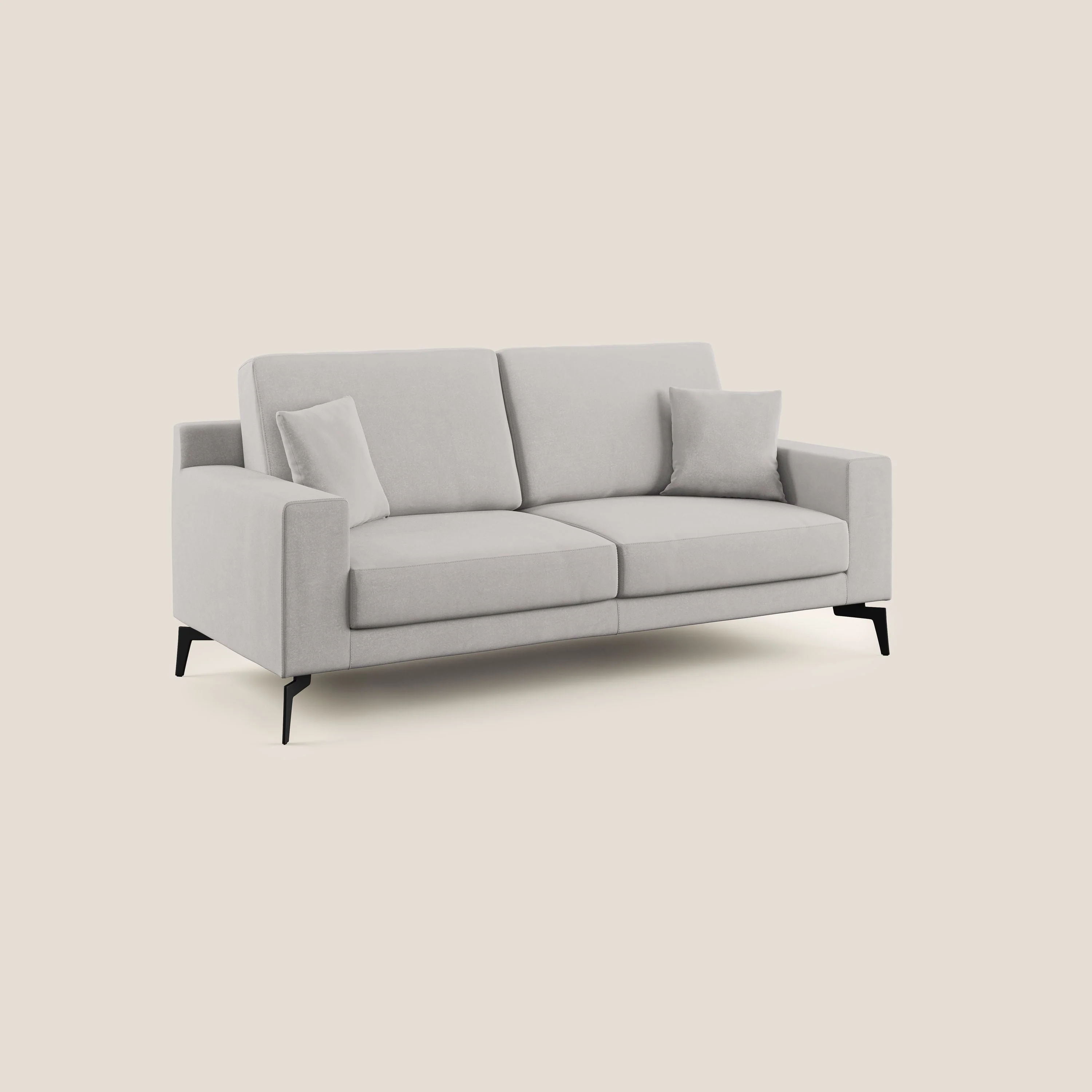 Prestige canapé moderne en microfibre détachable T11 gris clair - Image 2