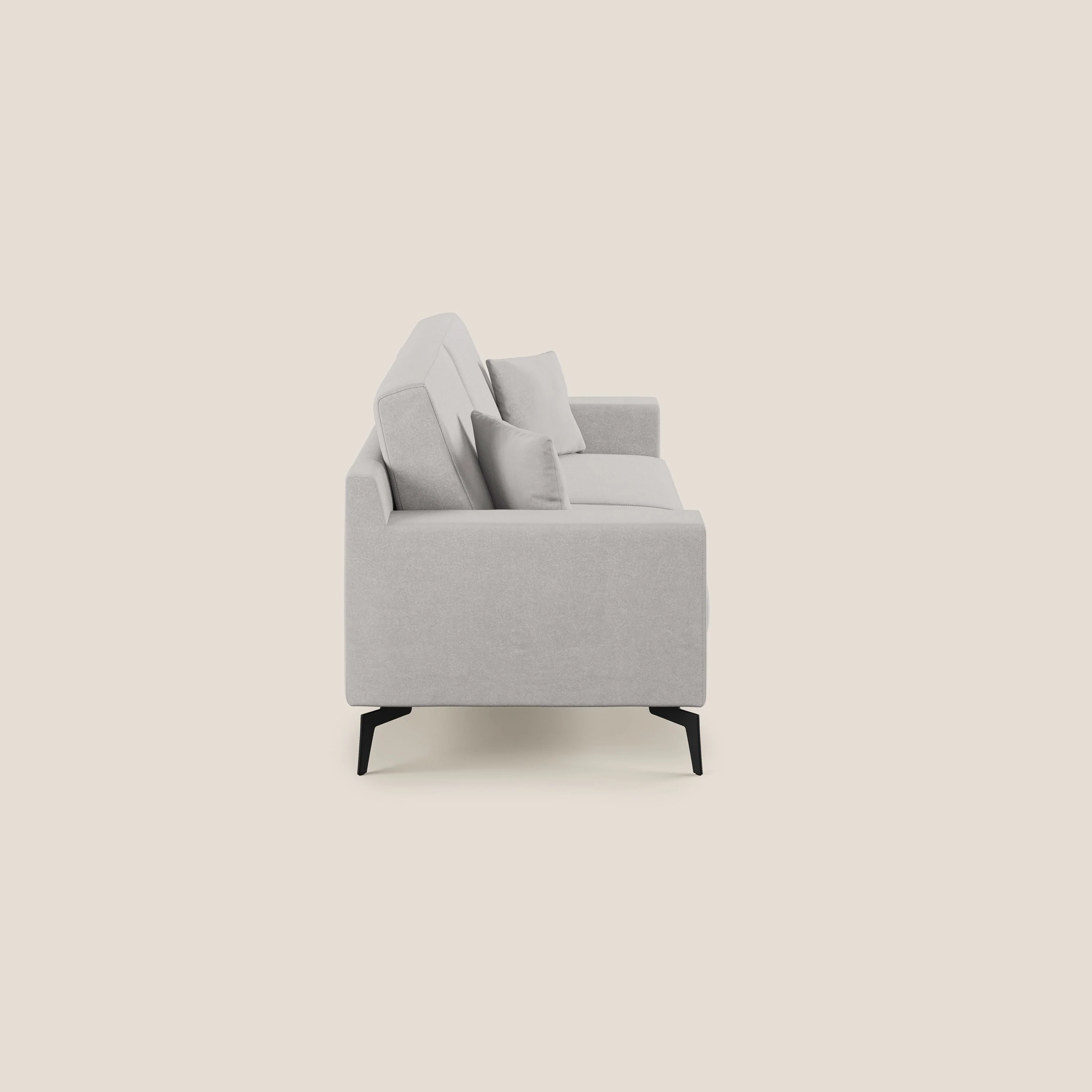 Prestige canapé moderne en microfibre détachable T11 gris clair - Image 3