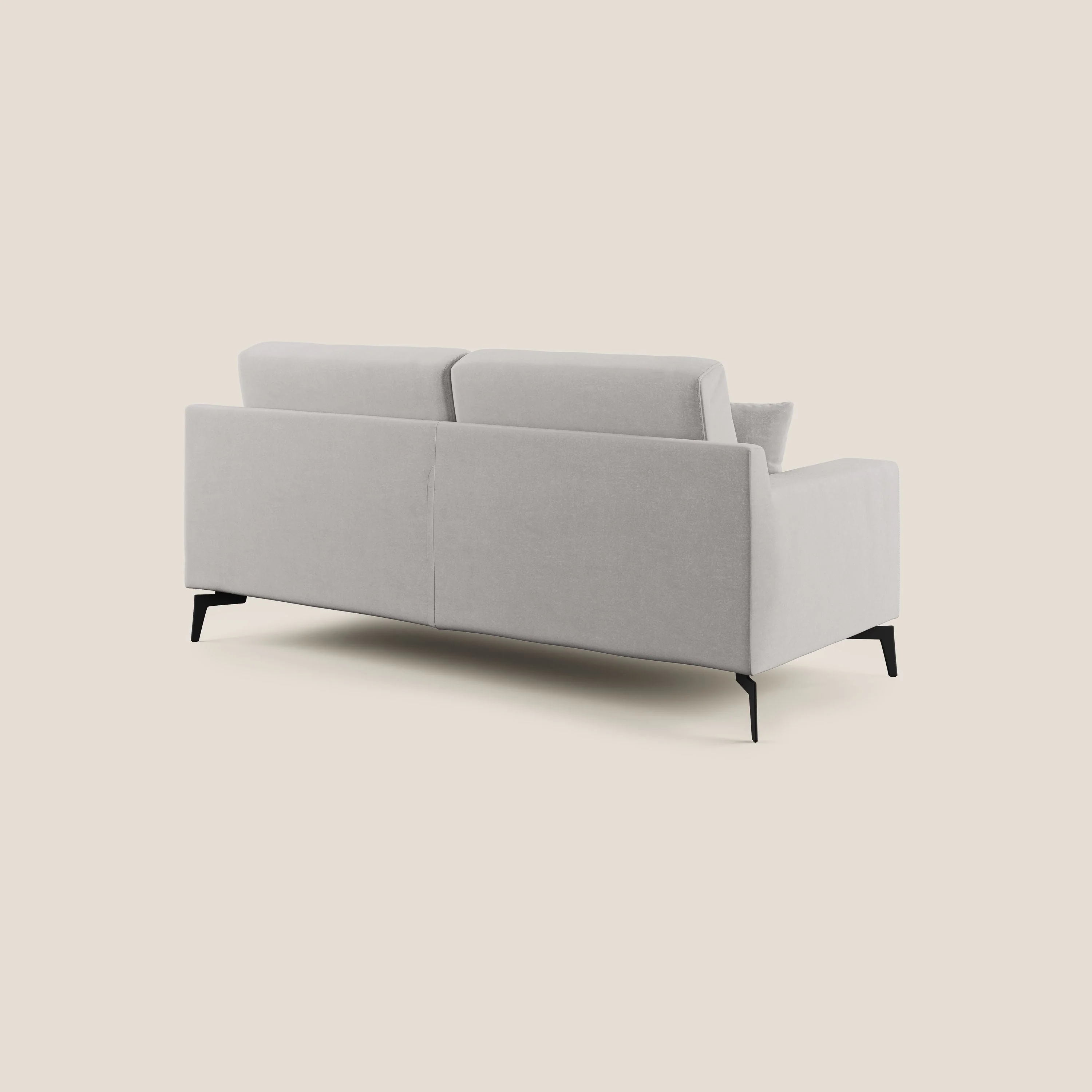 Prestige canapé moderne en microfibre détachable T11 gris clair - Image 4
