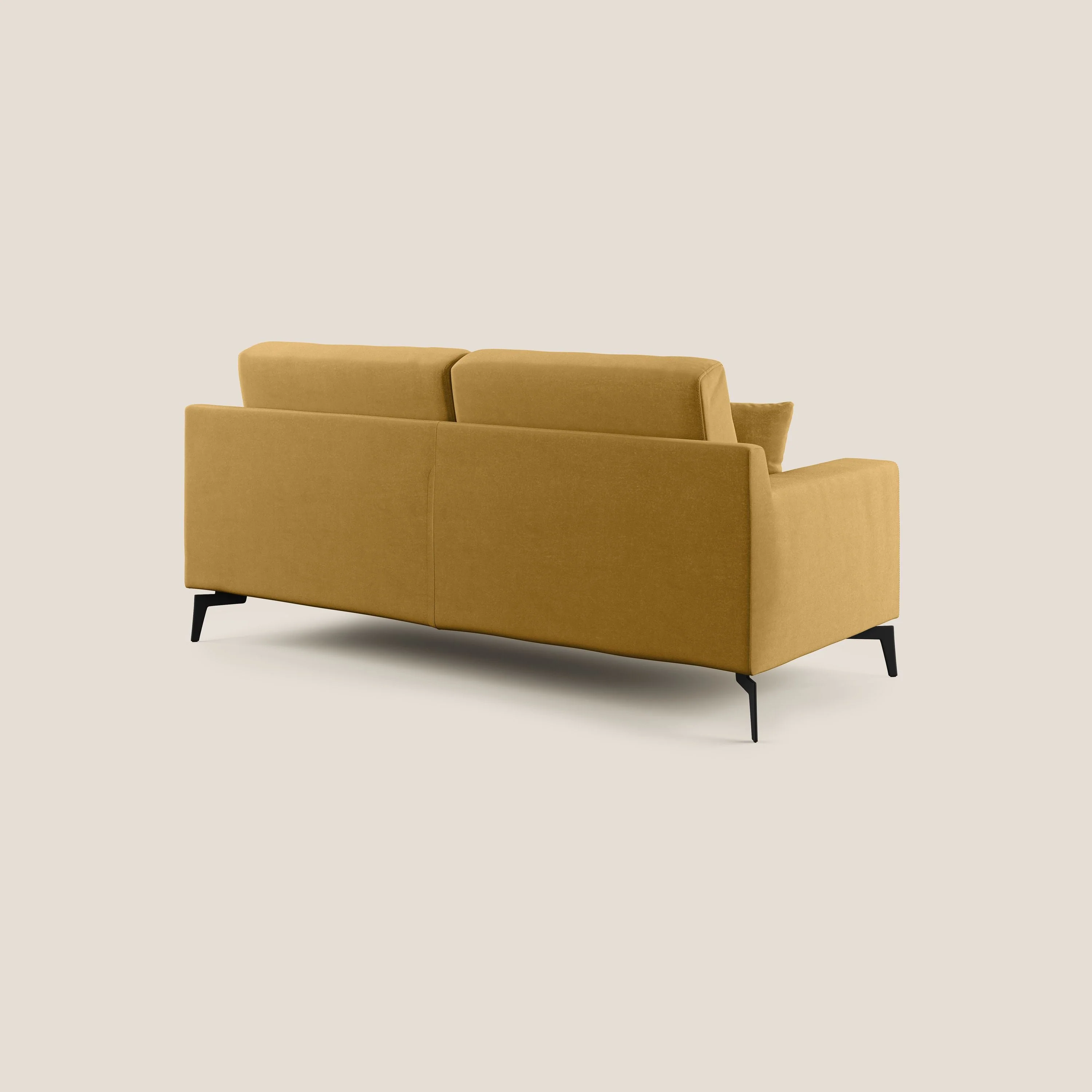 Prestige canapé moderne en microfibre détachable T11 jaune - Image 4