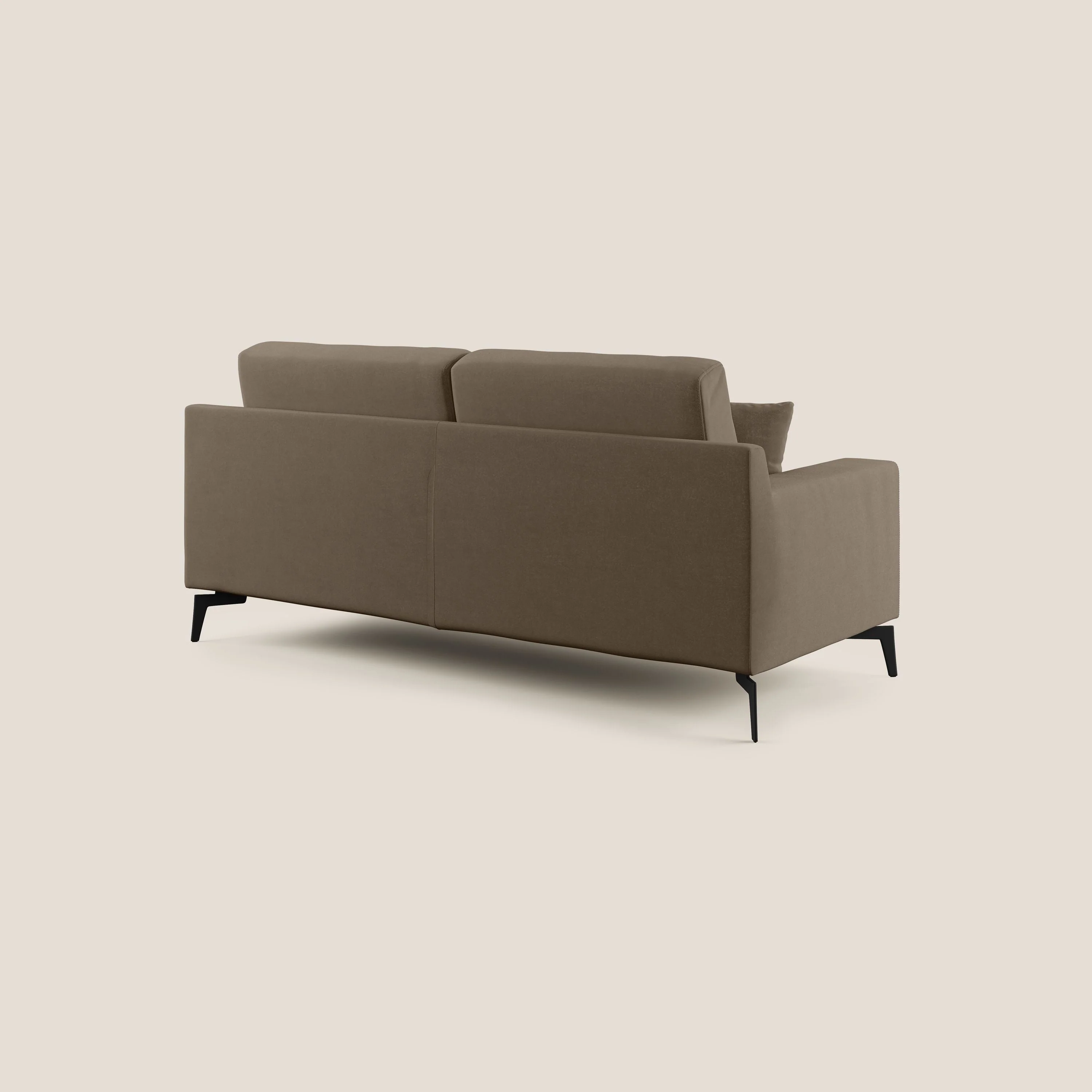 Prestige canapé moderne en microfibre détachable T11 marron - Image 4