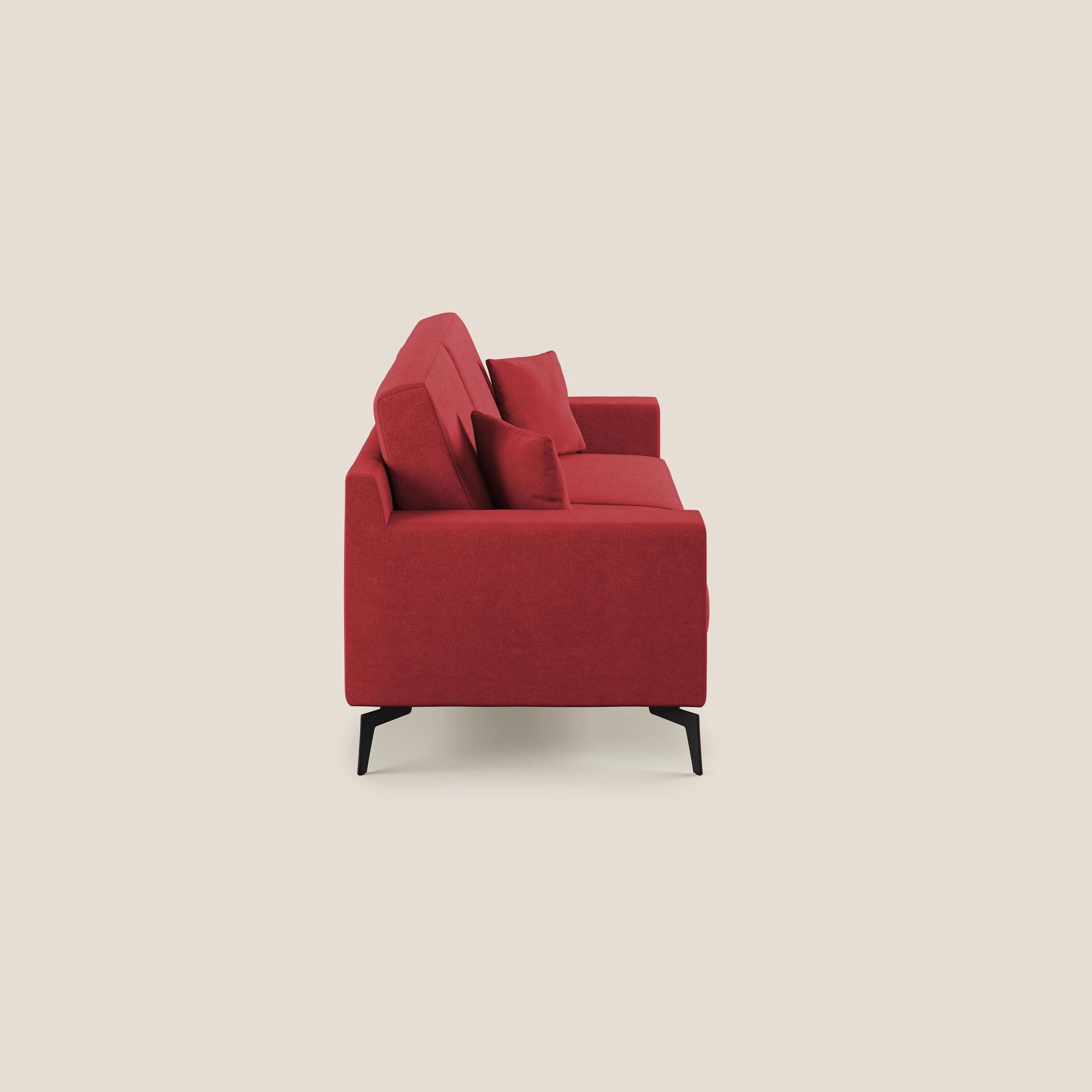 Prestige canapé moderne en microfibre détachable T11 rouge - Image 3