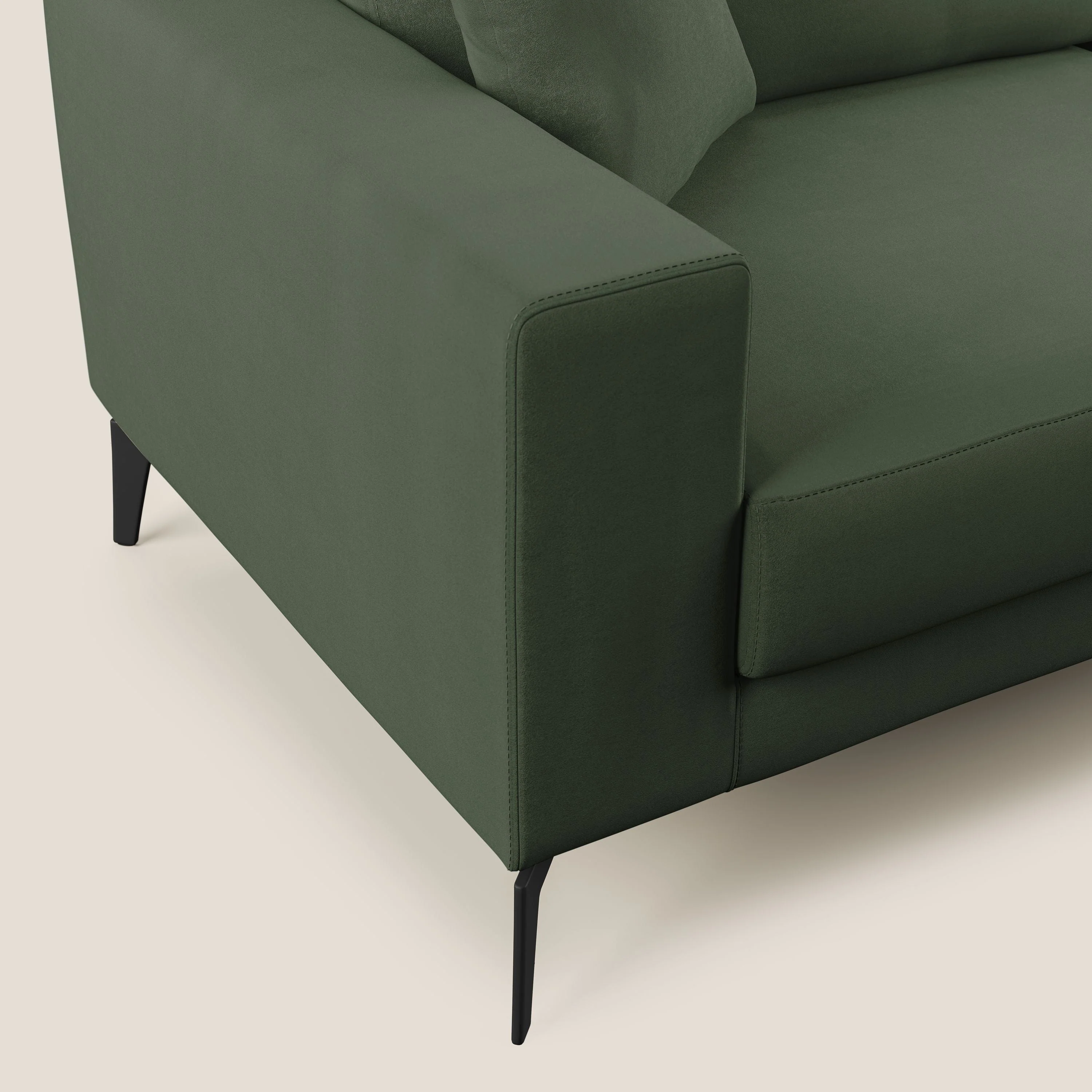 Prestige canapé moderne en microfibre détachable T11 vert - Image 5