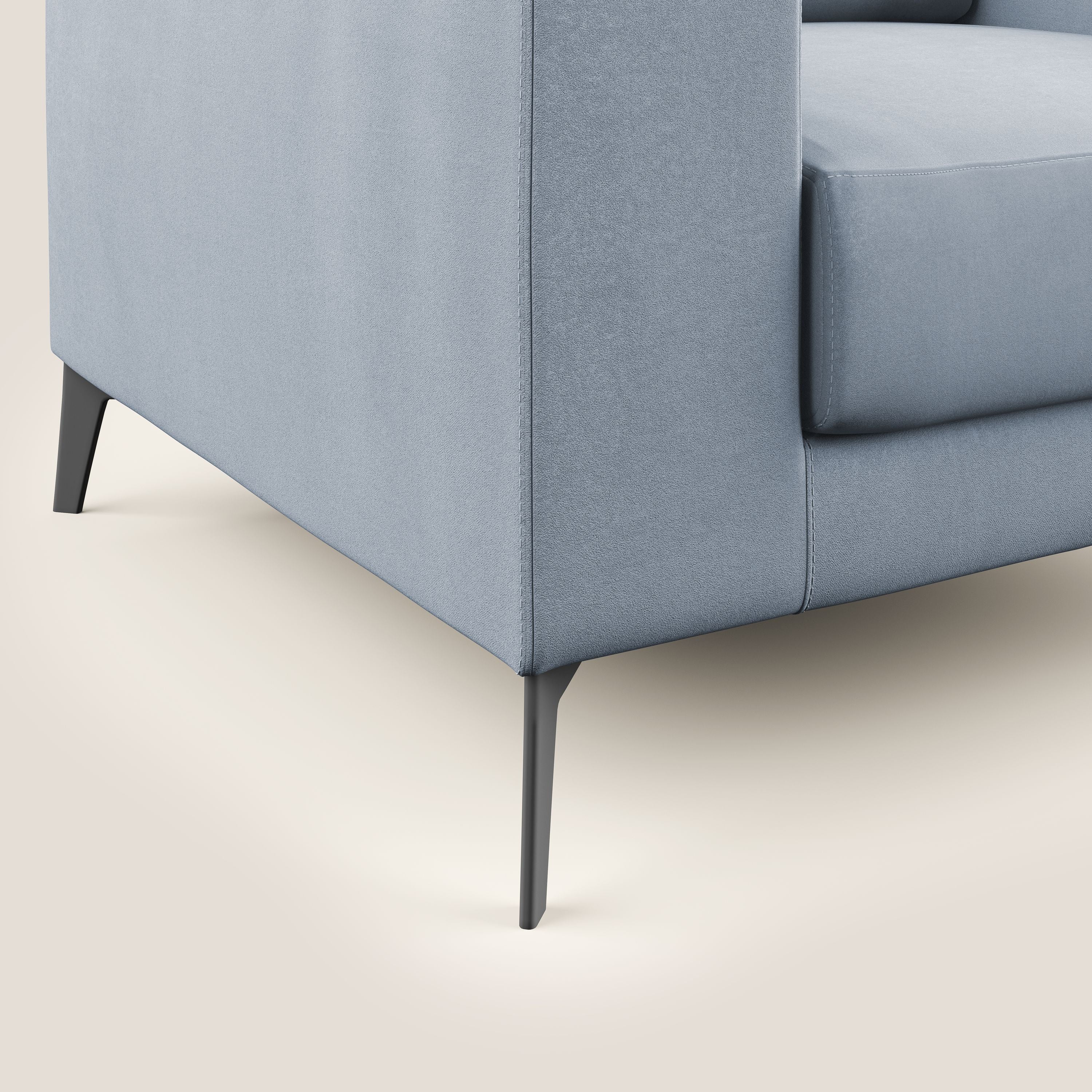 Prestige fauteuil moderne en microfibre détachable T11 sucre glace - Image 5