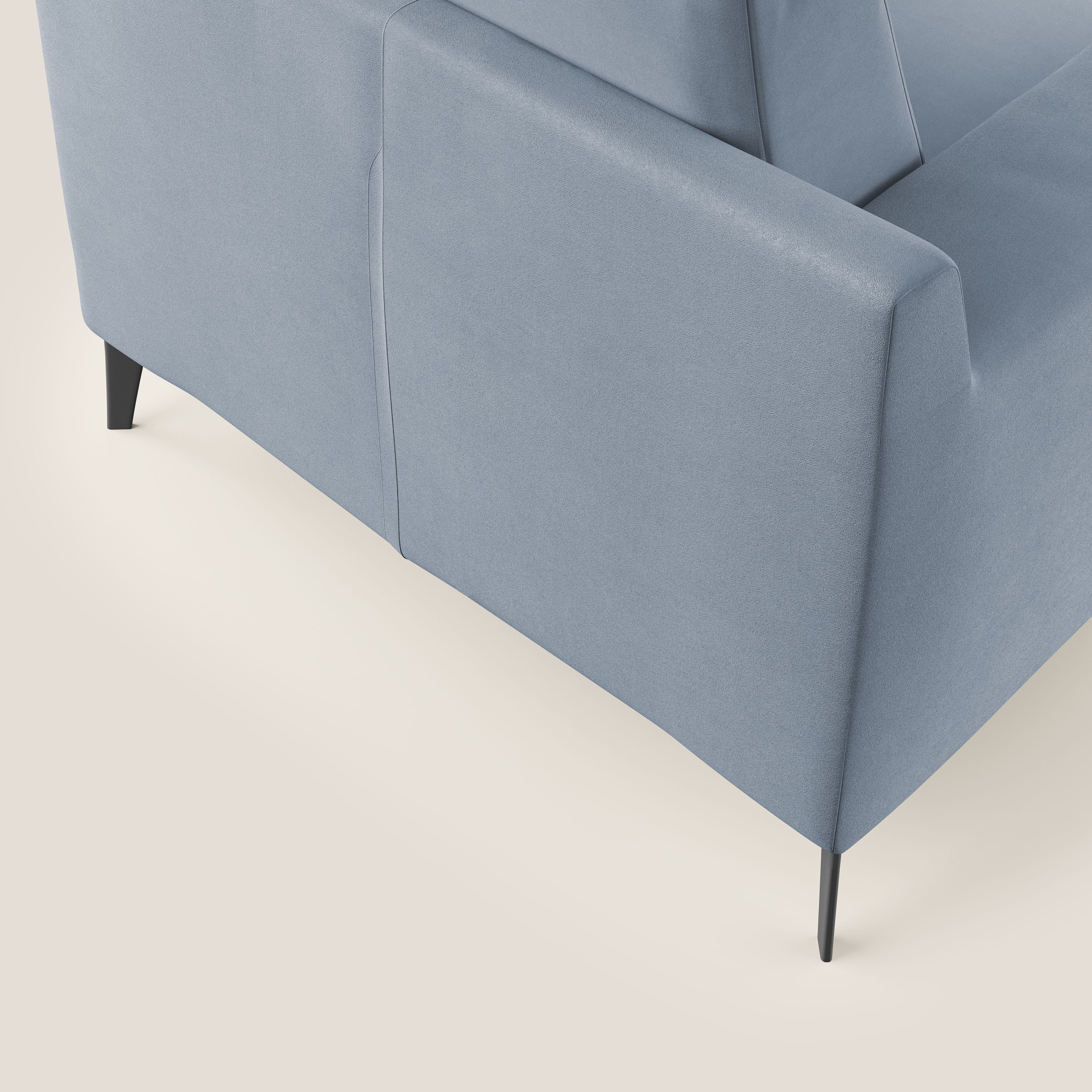 Prestige fauteuil moderne en microfibre détachable T11 sucre glace - Image 6
