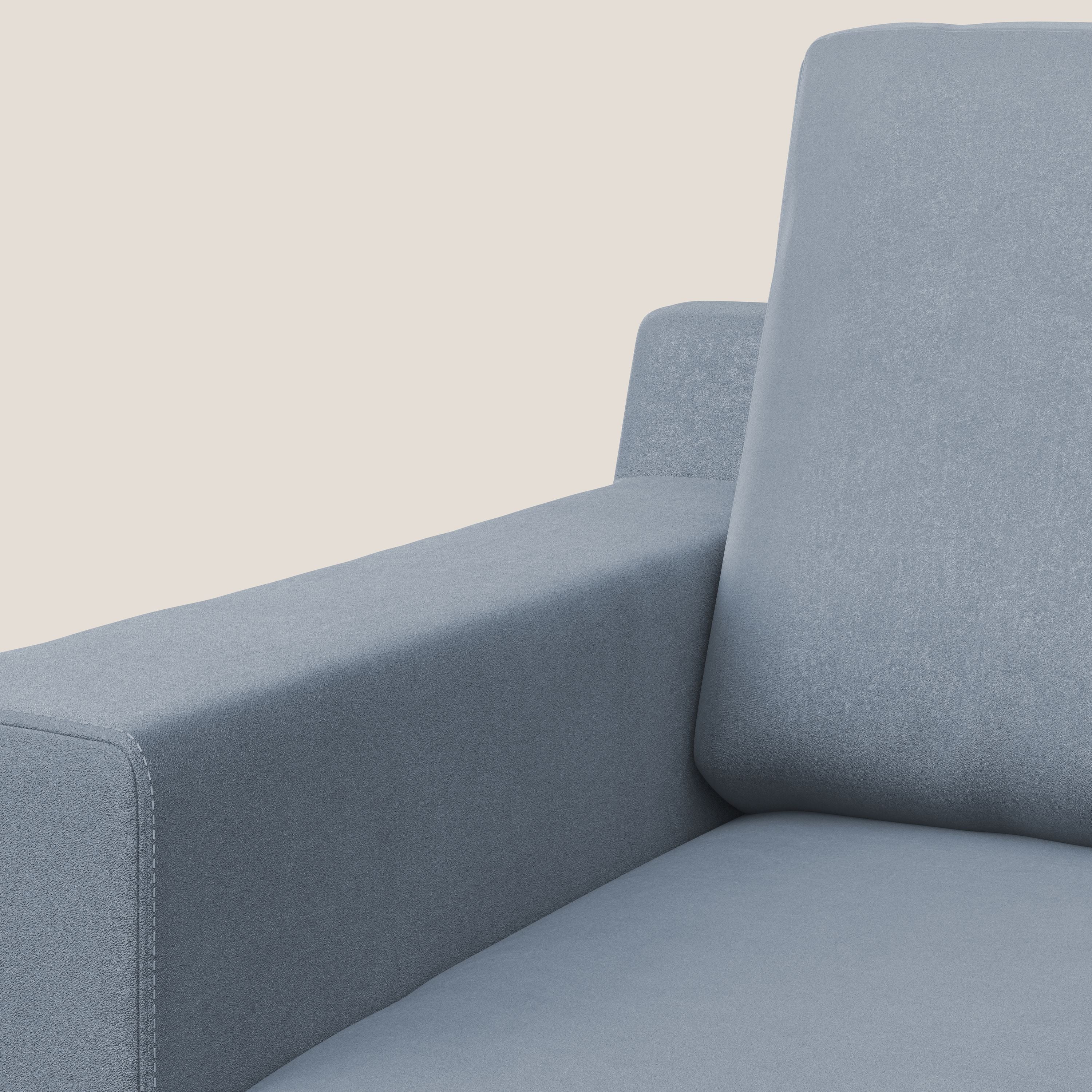Prestige fauteuil moderne en microfibre détachable T11 sucre glace - Image 7