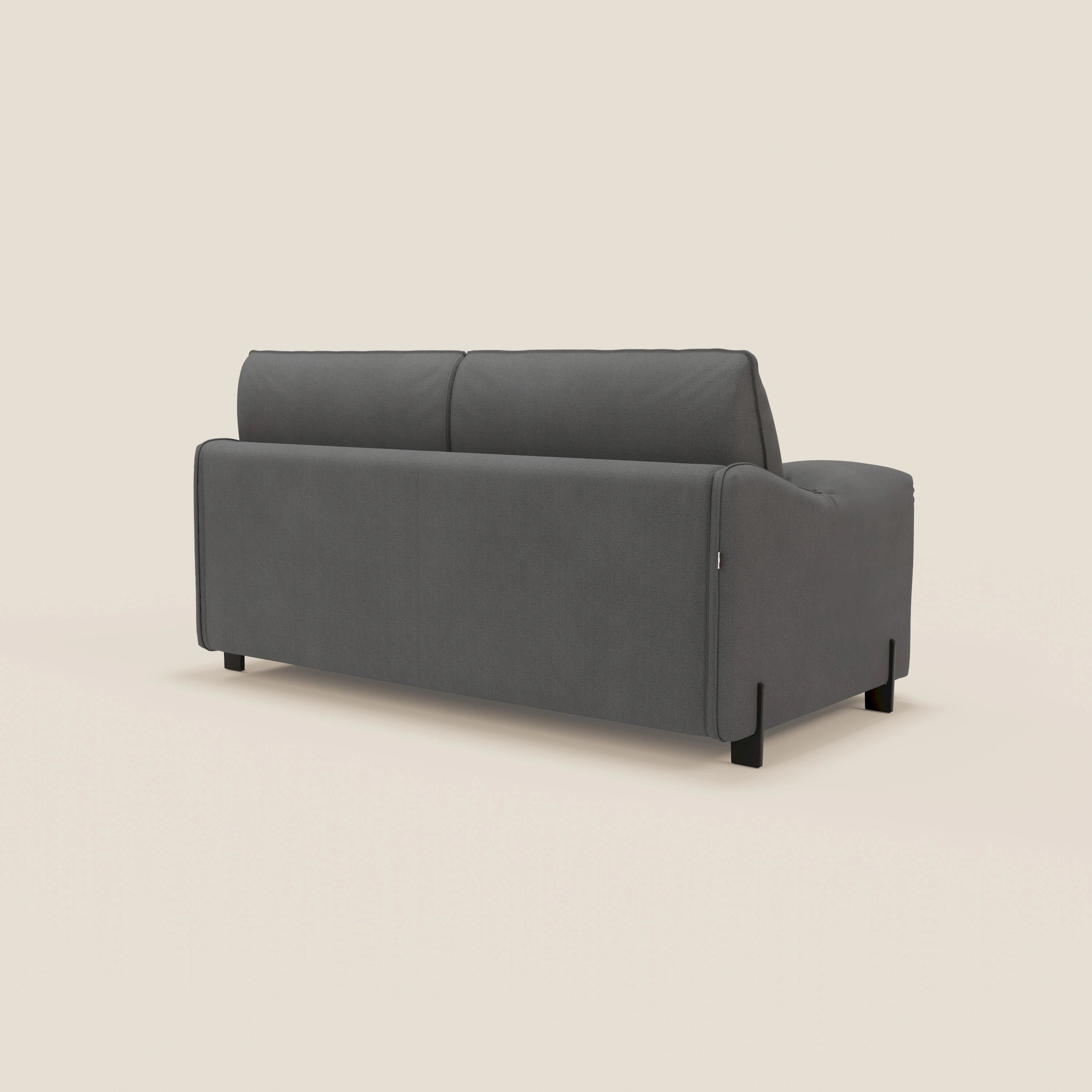 Primula Canapé convertible avec matelas H18 cm - accoudoirs avec coussins amovibles en tissu détachable T05 anthracite - Image 8