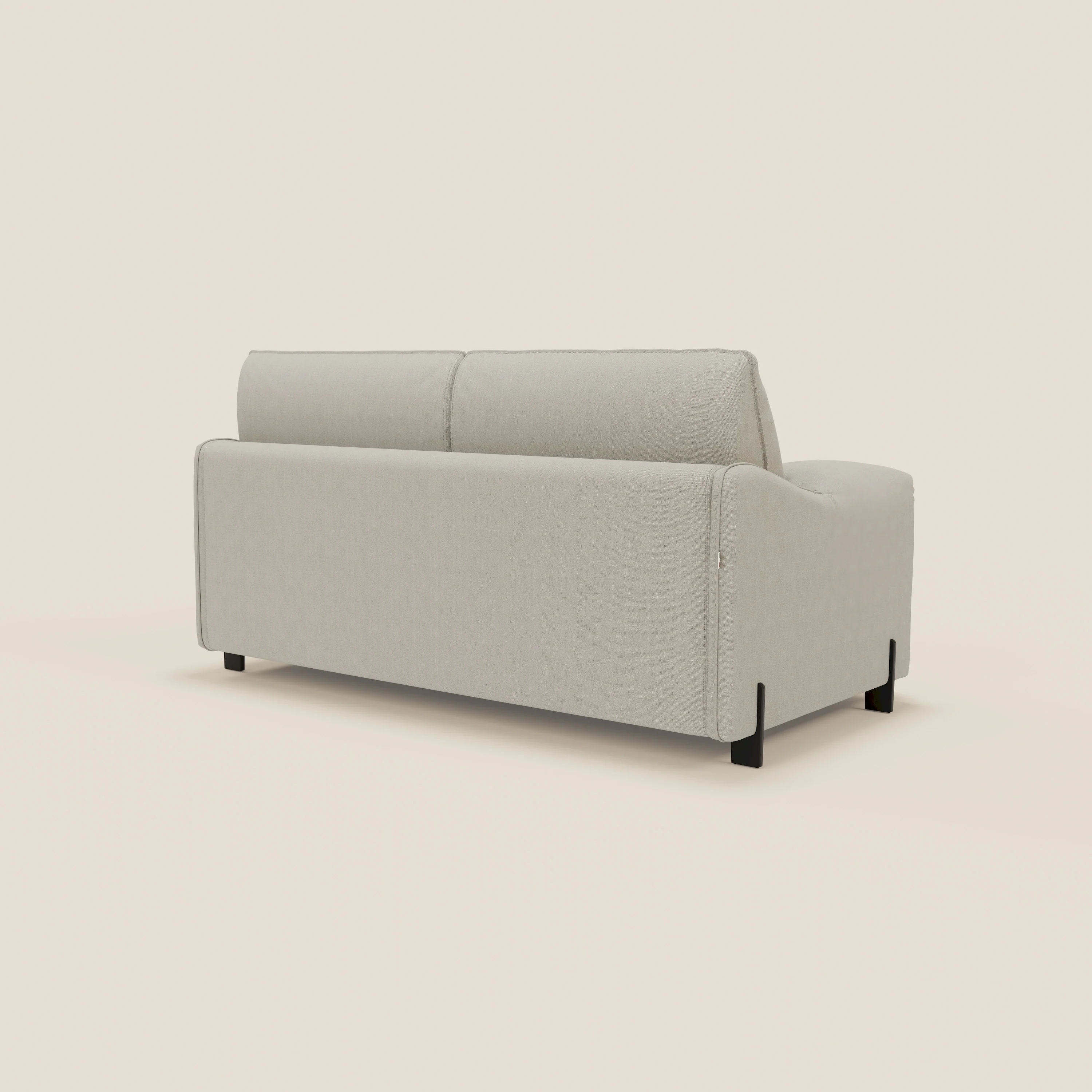 Primula Canapé convertible avec matelas H18 cm en tissu détachable T05 crème - Image 8