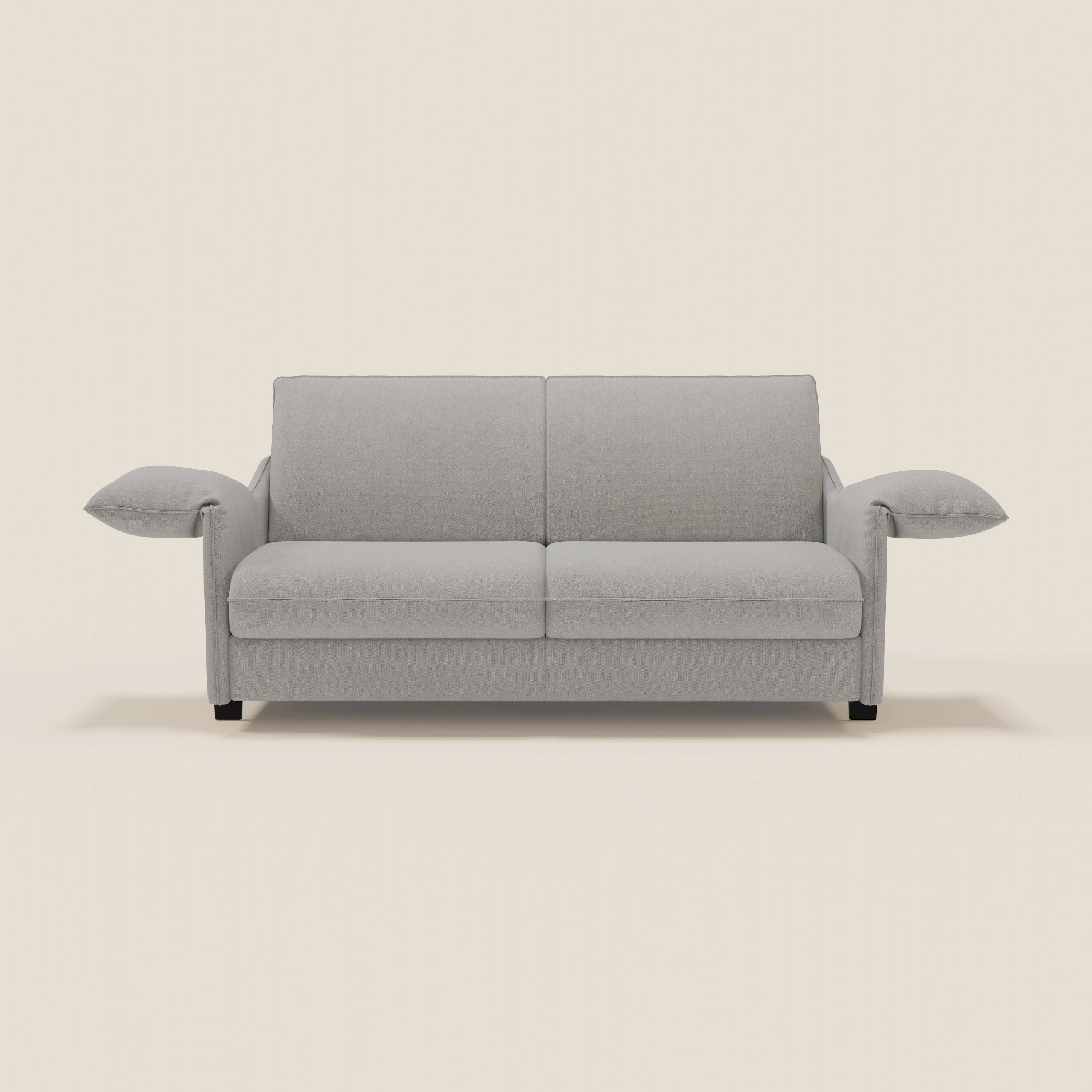 Primula Canapé convertible avec matelas H18 cm en tissu détachable T05 gris - Image 3