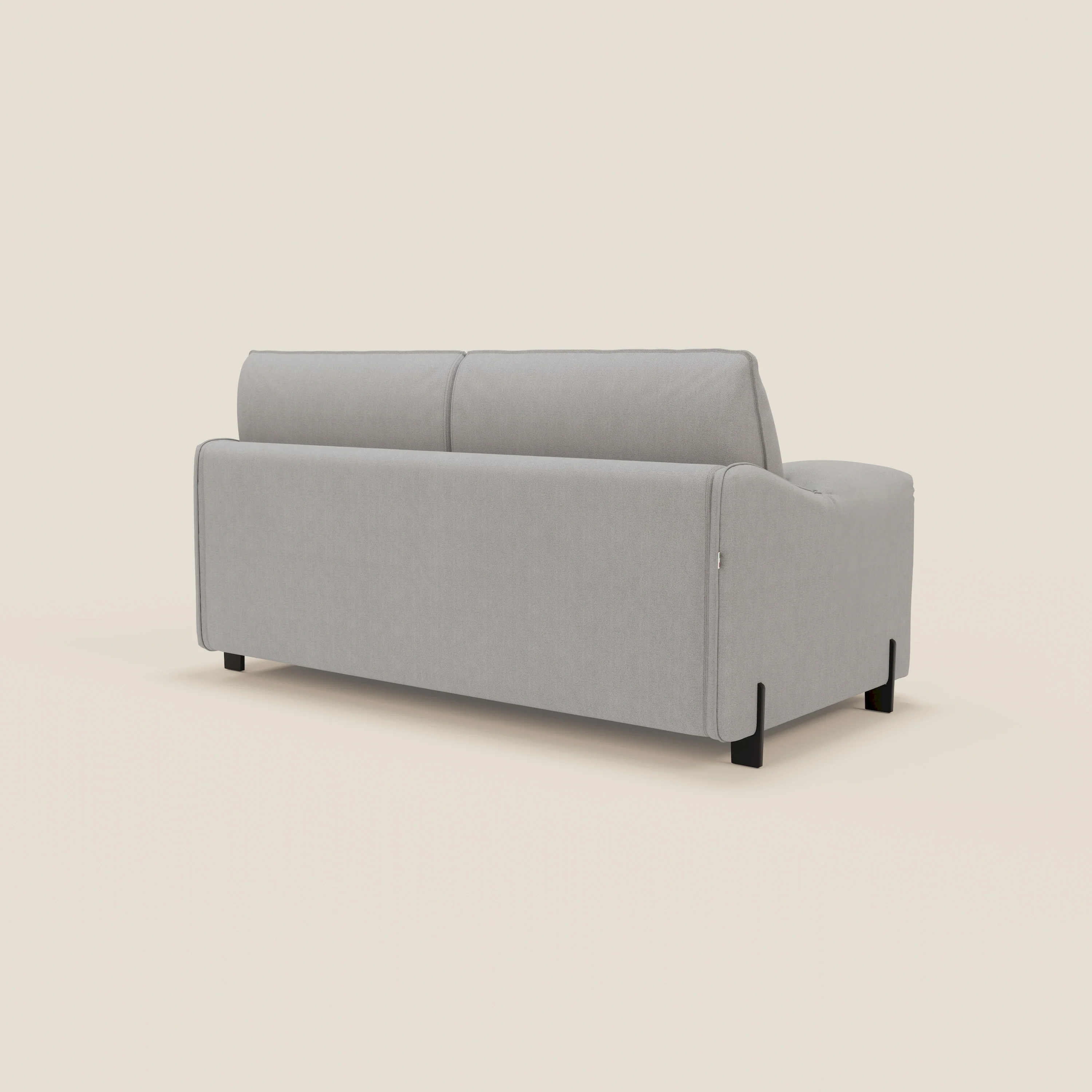 Primula Canapé convertible avec matelas H18 cm en tissu détachable T05 gris - Image 8