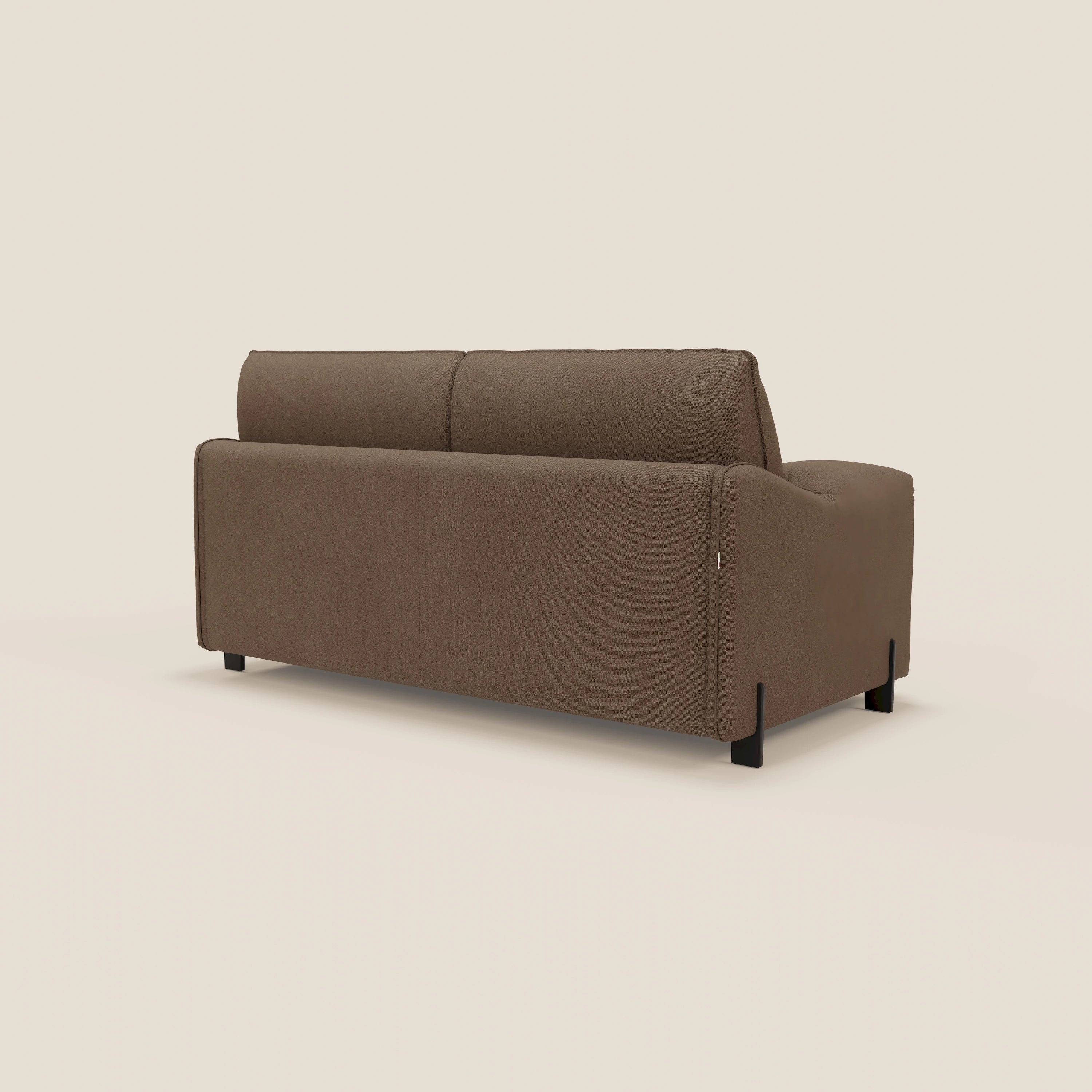 Primula Canapé convertible avec matelas H18 cm en tissu détachable T05 marron - Image 8