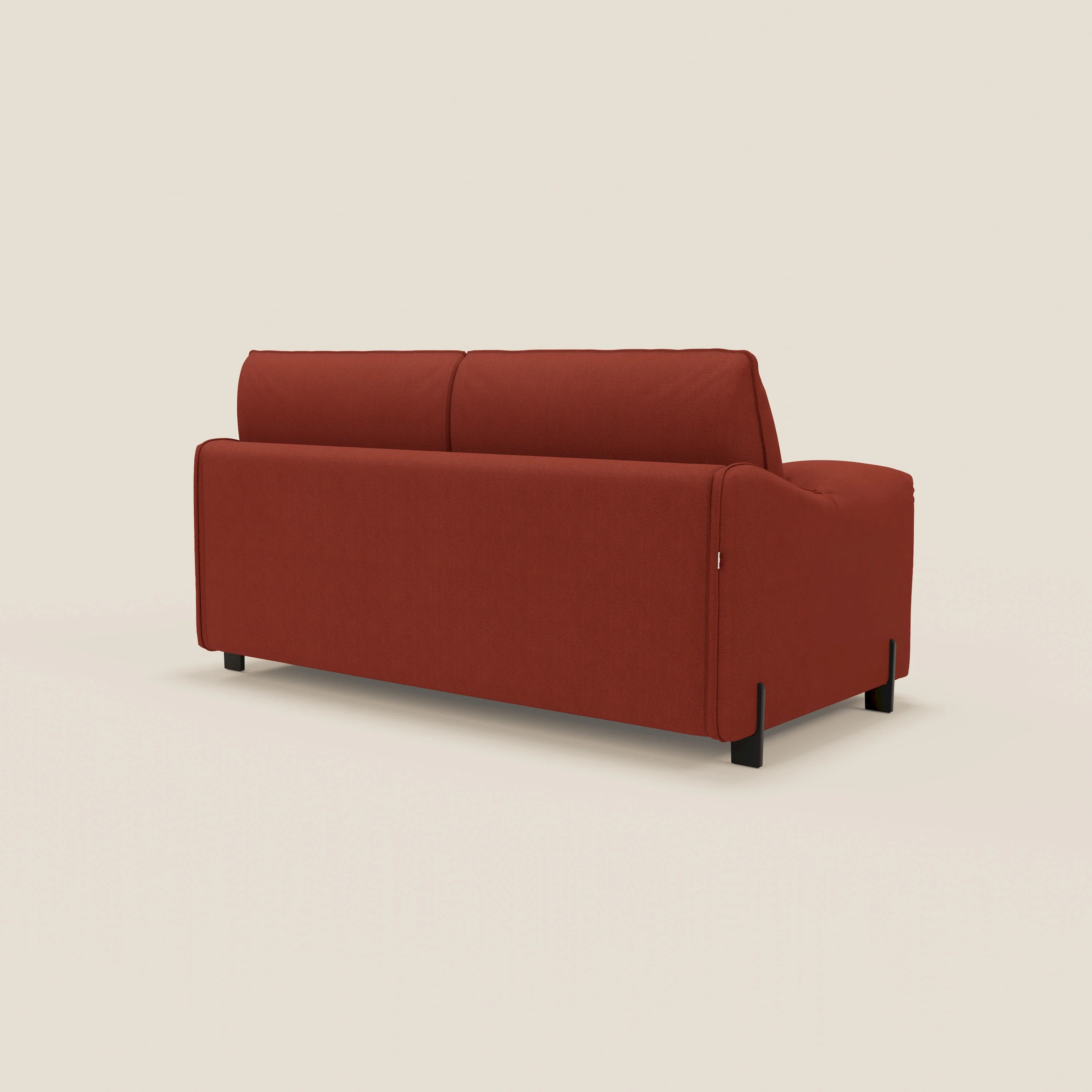 Primula Canapé convertible avec matelas H18 cm en tissu détachable T05 rouge - Image 8