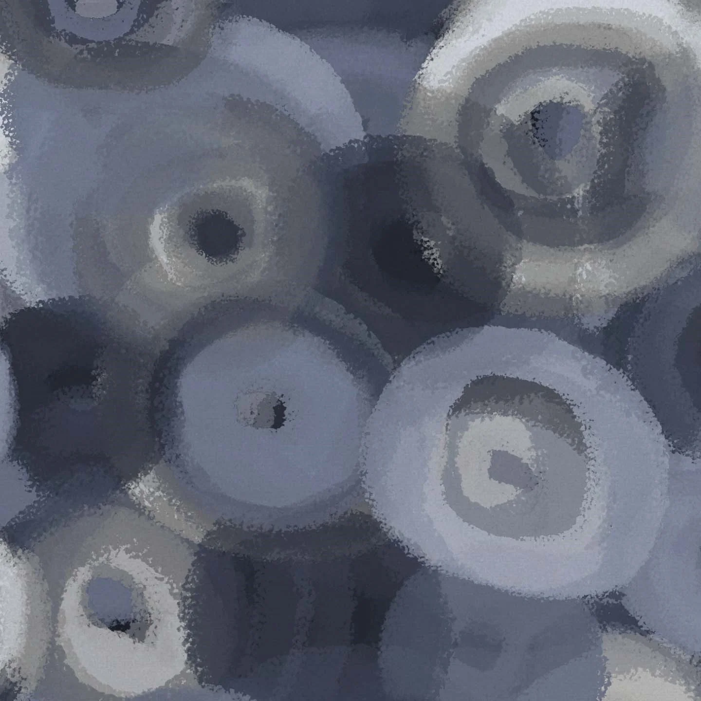 Brush-circle collection coussins à fantaisie multicouleur en velours imperméable sucre glace - Image 2