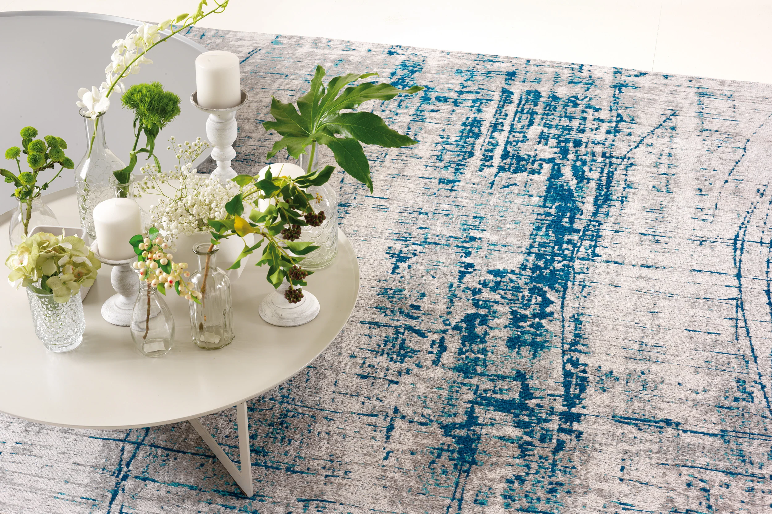 Raggio-di-luna tapis en coton à motifs abstraits - Image 7
