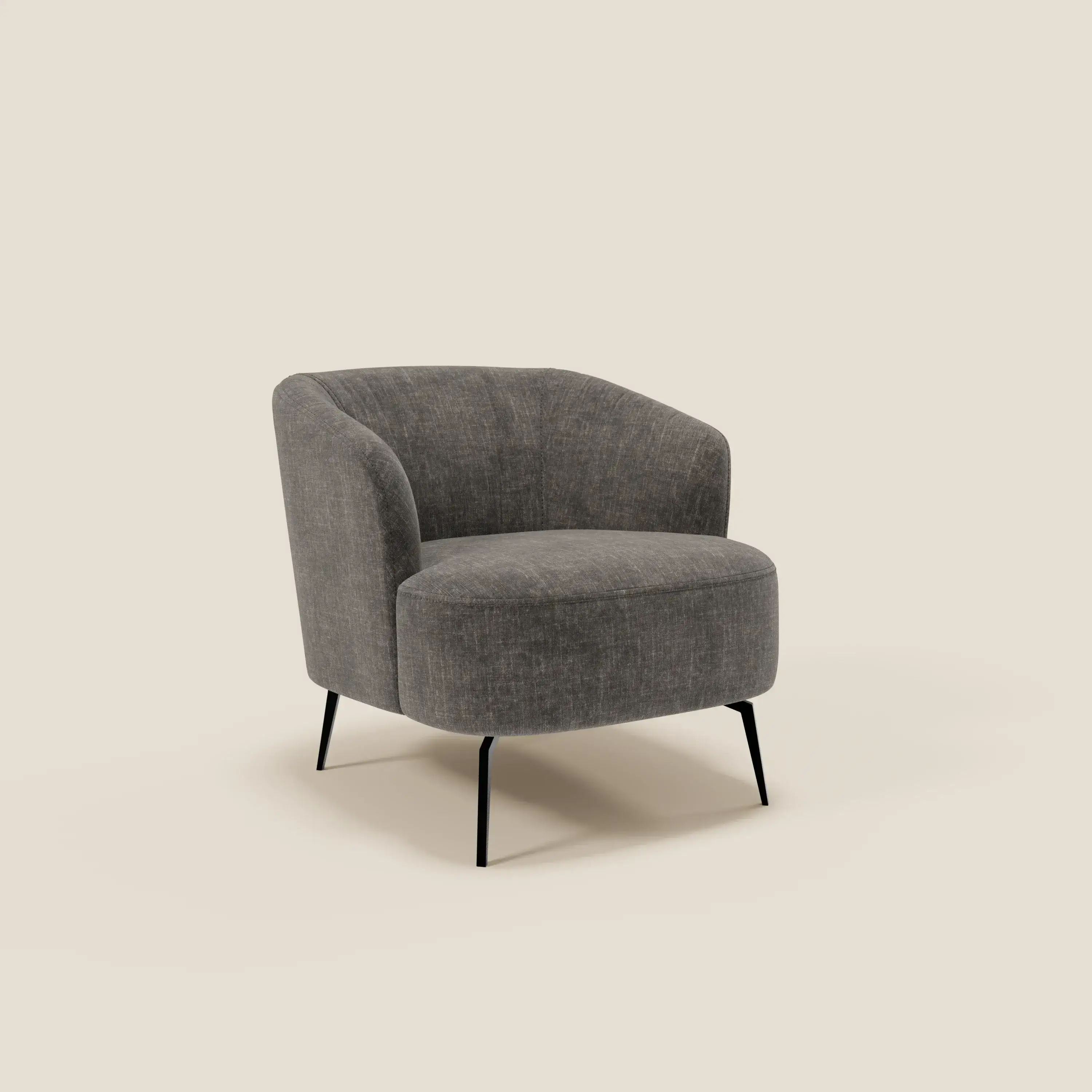 Renoa Fauteuil d'élégance moderne en tissu lavable T24 anthracite - Image 2