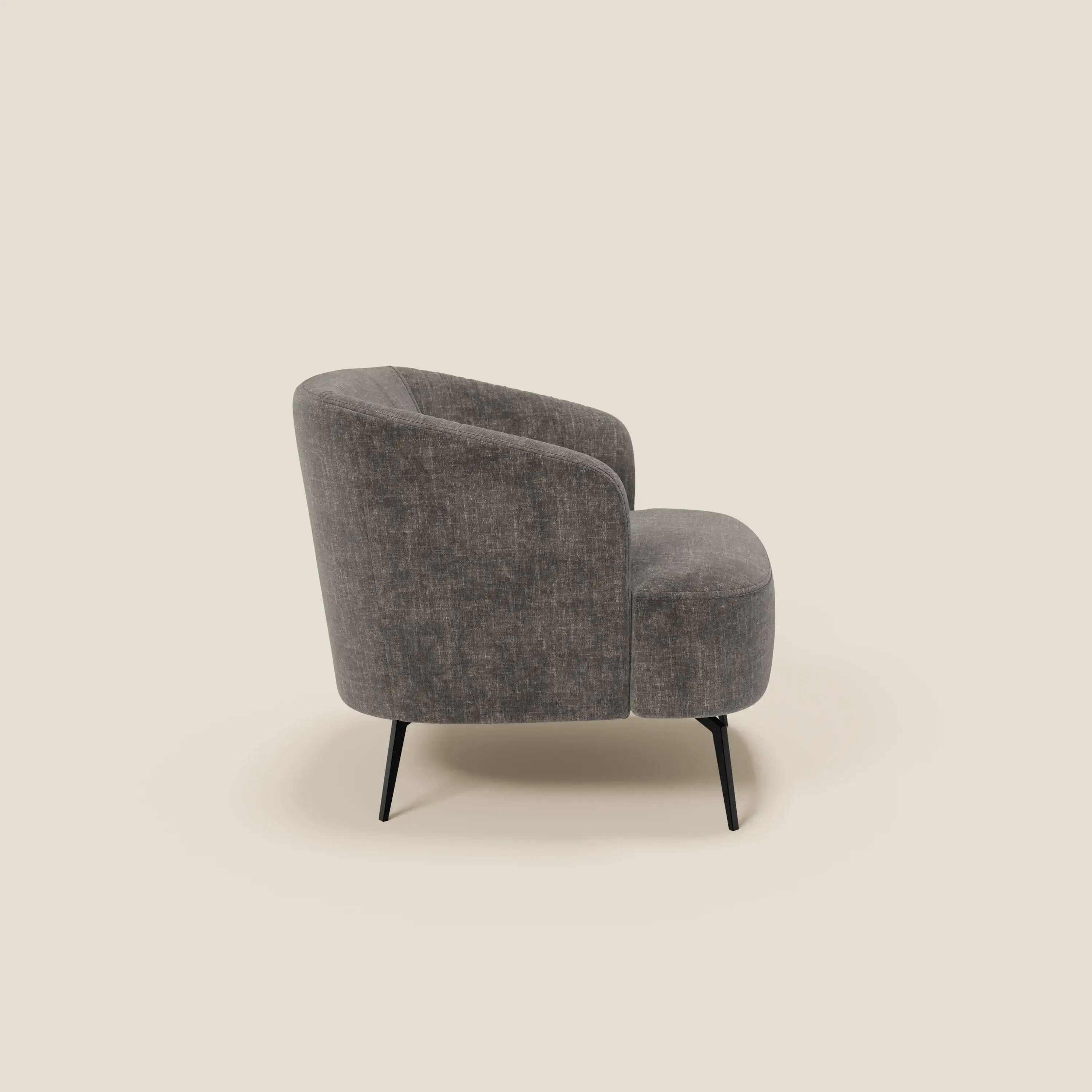 Renoa Fauteuil d'élégance moderne en tissu lavable T24 anthracite - Image 3