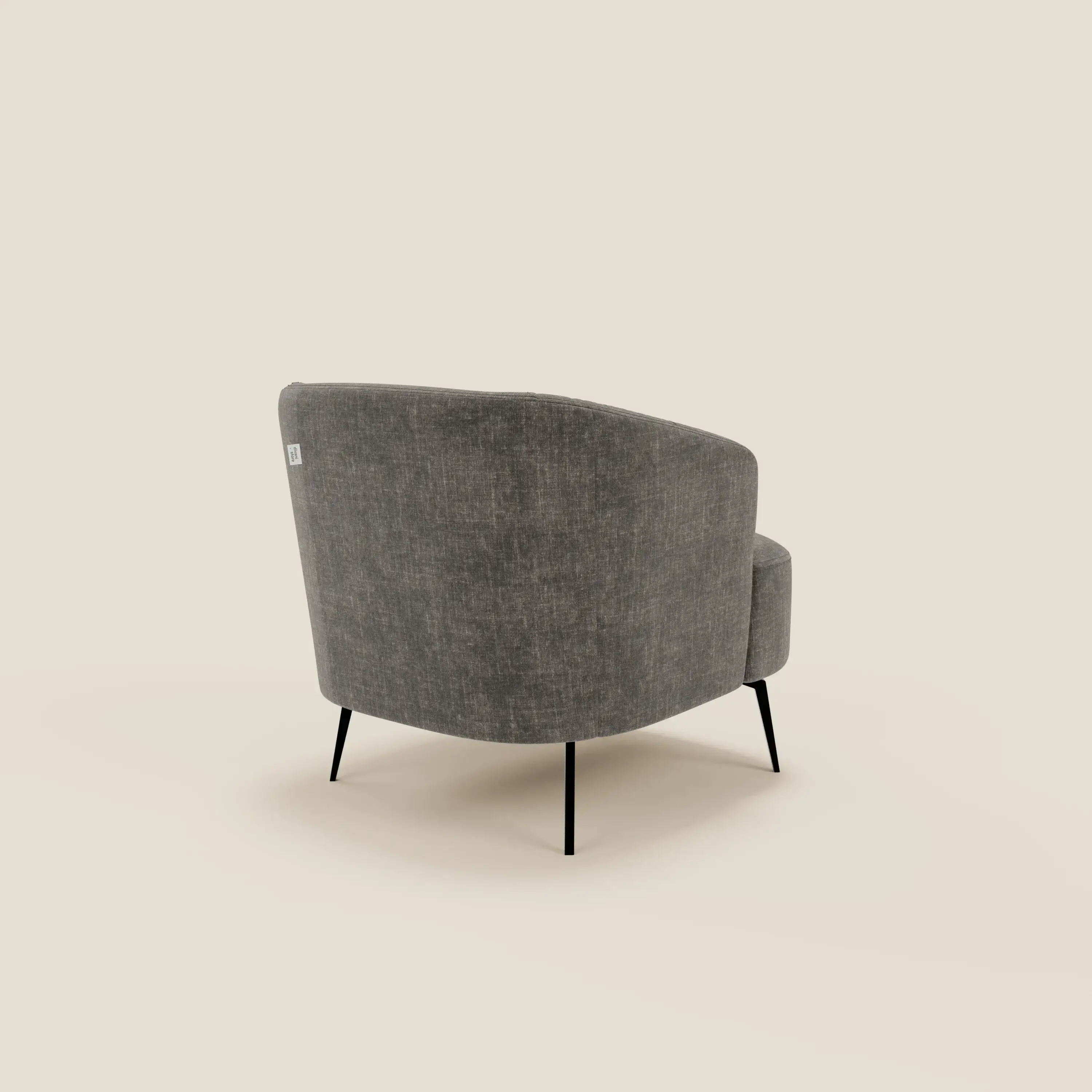 Renoa Fauteuil d'élégance moderne en tissu lavable T24 anthracite - Image 4