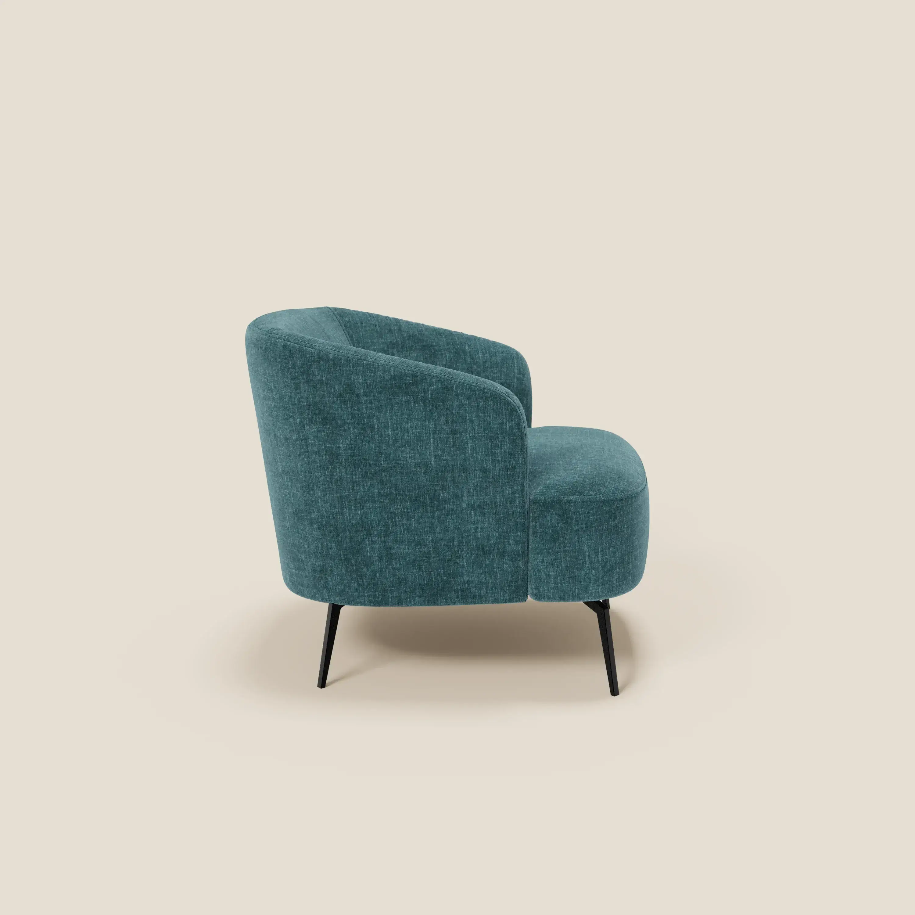 Renoa Fauteuil d'élégance moderne en tissu lavable T24 bleu canard - Image 3